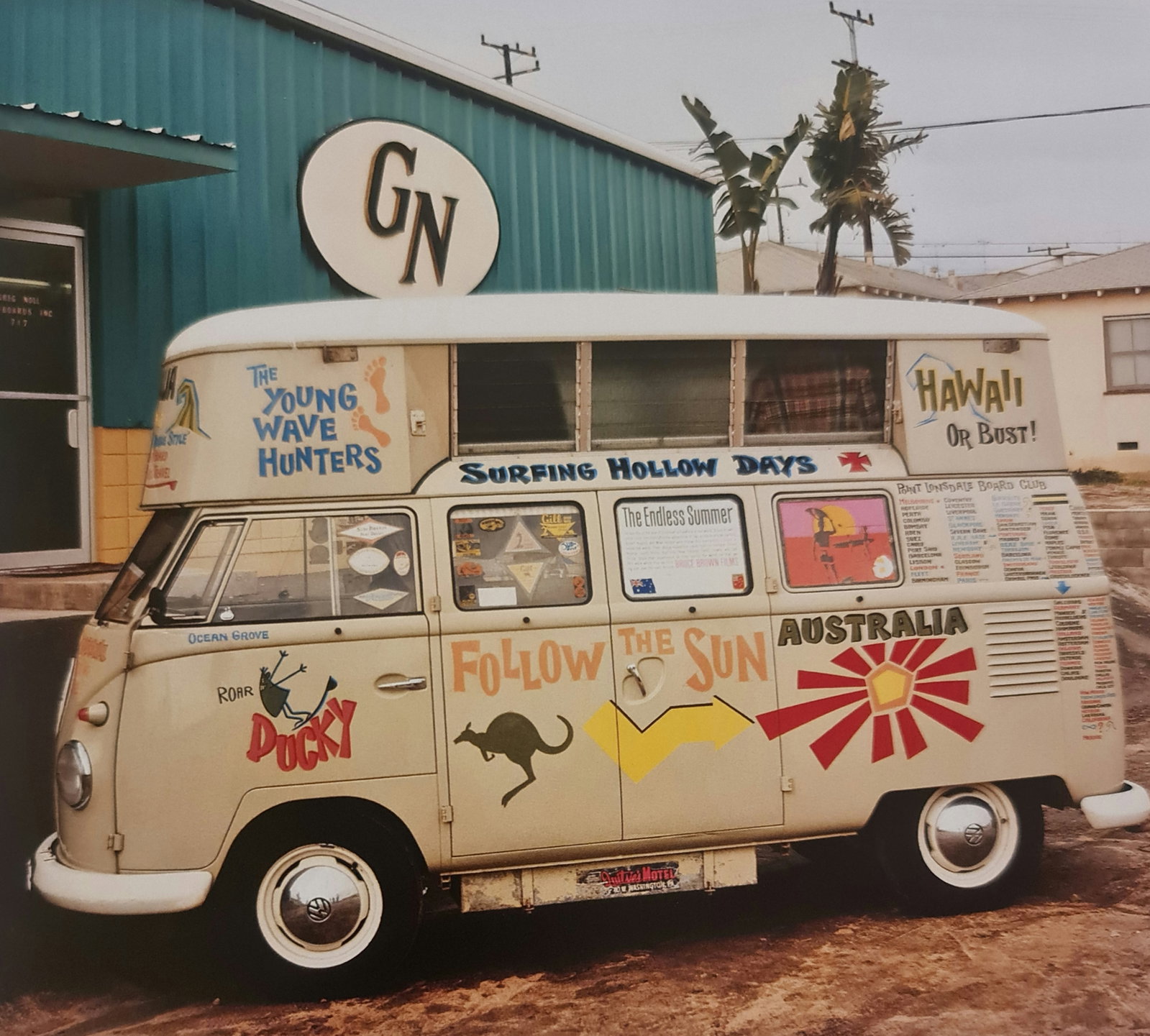 Leroy Grannis, Greg Noll Factory, Hermosa Beach, 1967: Photographer: LeRoy Grannis (1917-2011) captured the early surf lifestyle of Southern California unlike any other of his generation. Subject/Title: Greg Noll Factory, Hermosa Beach Date Of Negative: 1