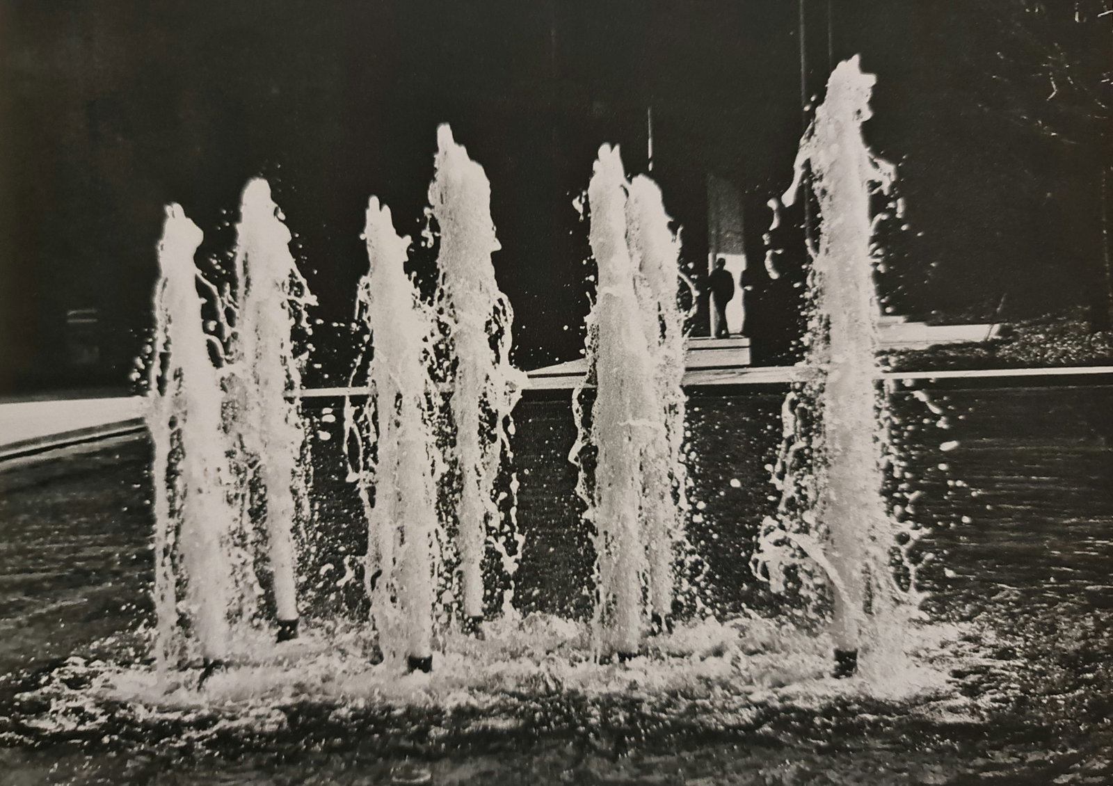 Andre Kertesz, Fountain, New York, 1963: Photographer: Andre Kertesz born Andor Kert?sz, was a Hungarian-born photographer known for his groundbreaking contributions to photographic composition and the photo essay. Subject: Fountain, New Yor