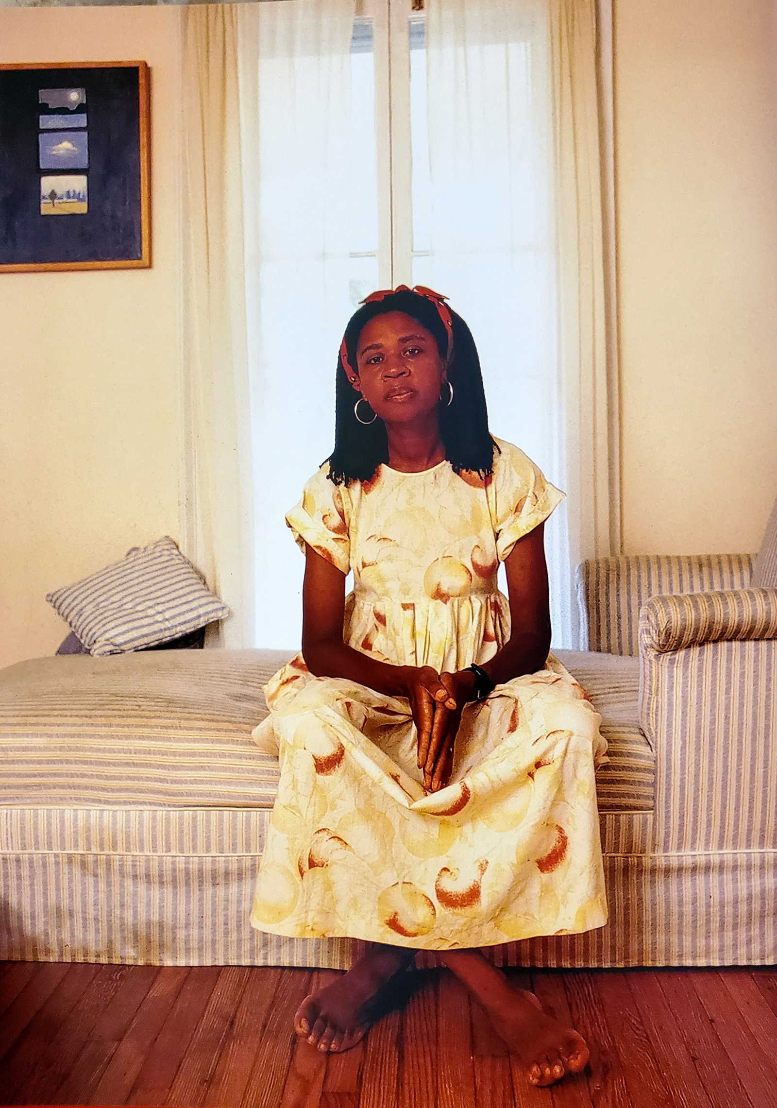 Anthony Barboza, Jamaica Kincaid, Vermont, New York Times Magazine, (October 7, 1990): Photographer: Anthony Barboza is a photographer, historian, artist and writer. With roots originating from Cape Verde, and work that began in commercial art more than forty years ago. Title: "Jamaica 