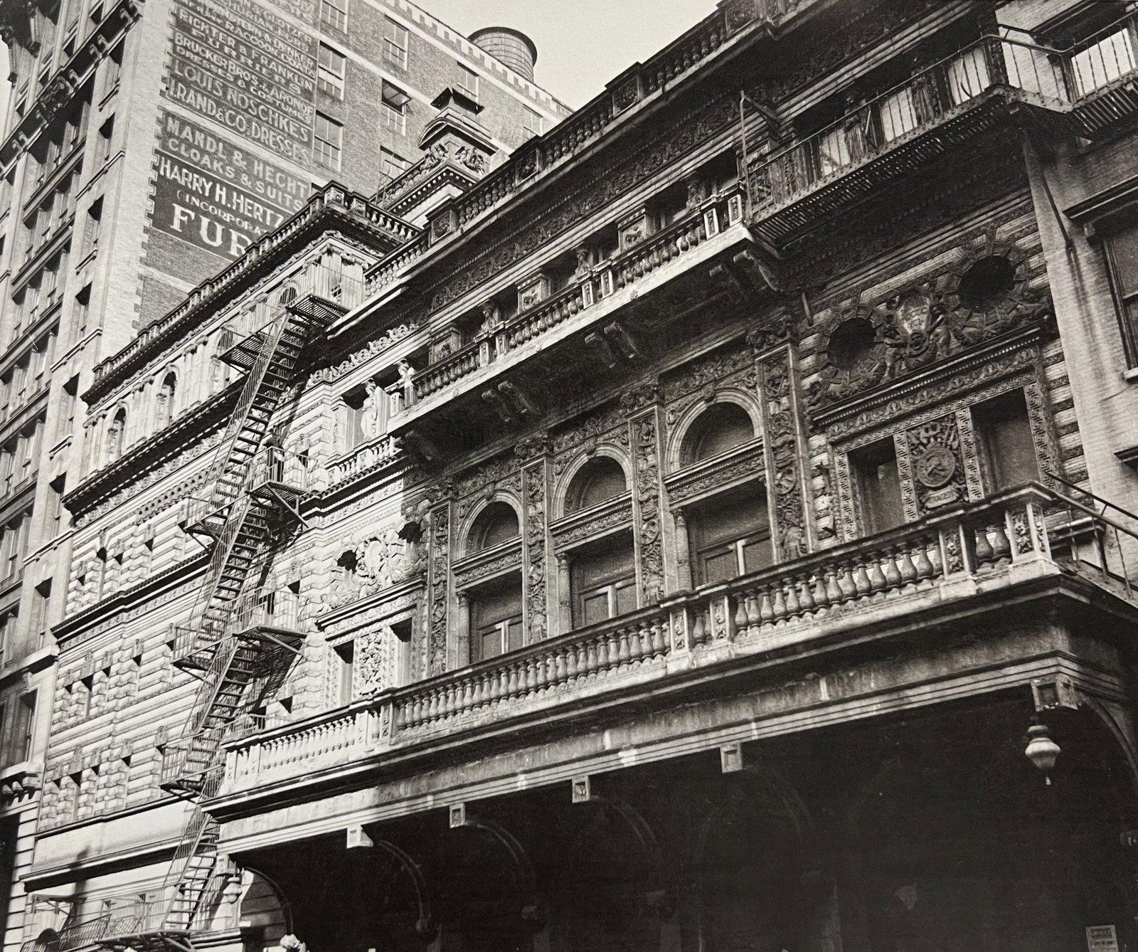Berenice Abbott, Fifth Avenue Theatre, 28th Street Facade, 1930s: Photographer: Berenice Alice Abbott was an American photographer best known for her portraits of between-the-wars 20th century cultural figures, New York City photographs of architecture and urban des