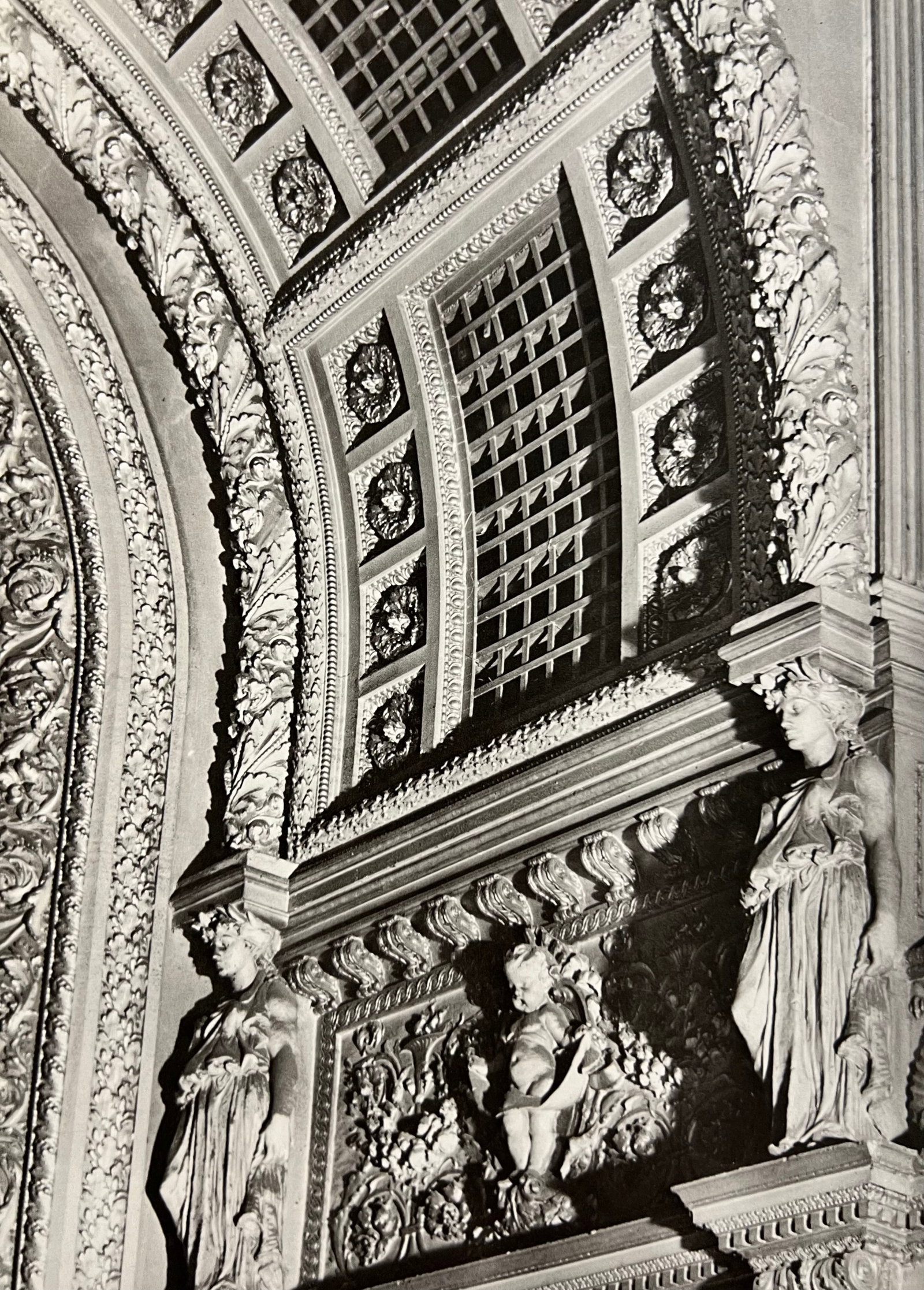 Berenice Abbott, Fifth Avenue Theatre, Dtail Of Proscemium Arch, 1930s: Photographer: Berenice Alice Abbott was an American photographer best known for her portraits of between-the-wars 20th century cultural figures, New York City photographs of architecture and urban des