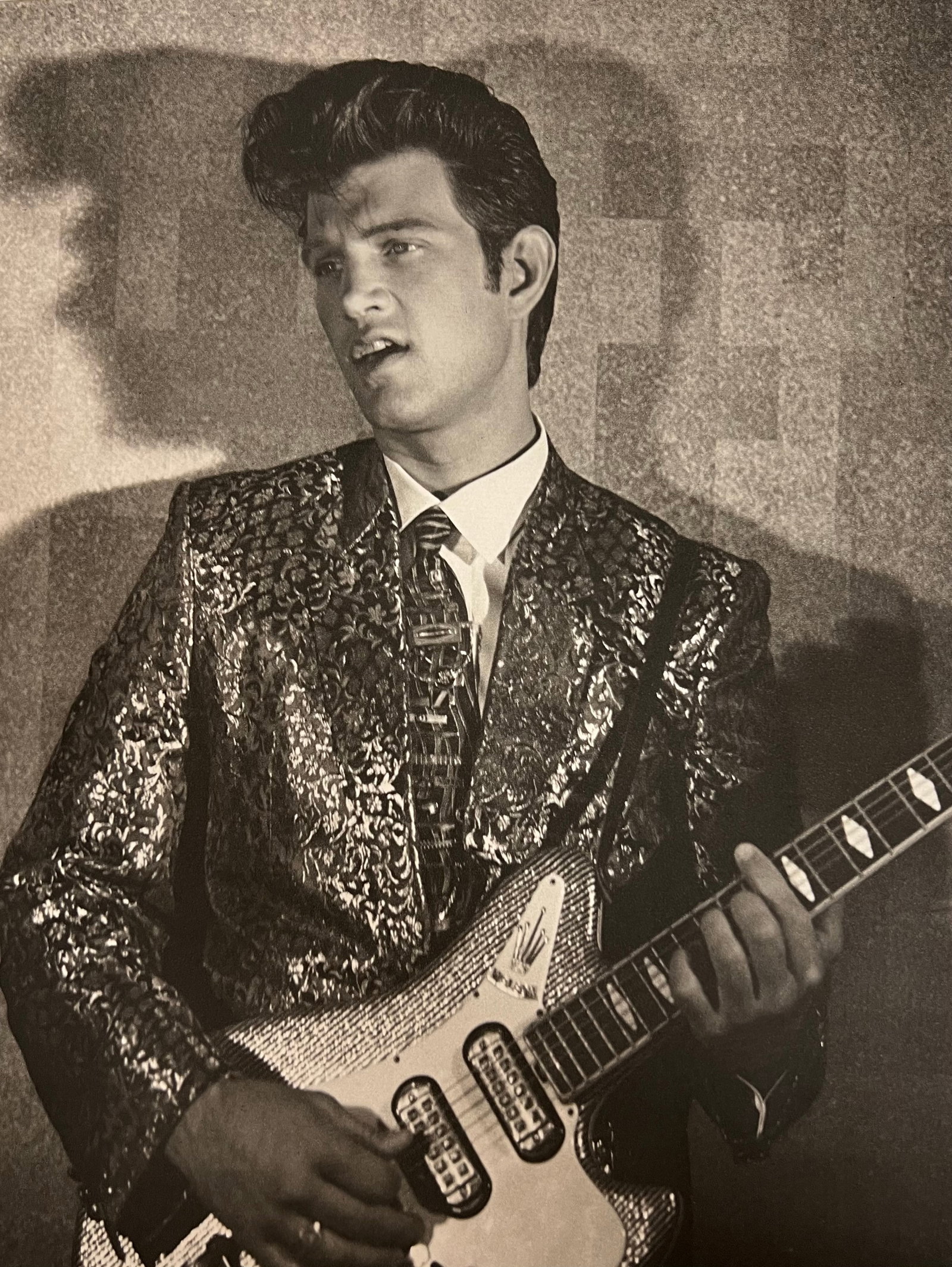 Bruce Weber, Elvis ready to rock in nice jacket, 1988: Photographer: Bruce Weber (American, b. 1946) - internationally renowned American fashion photographer best known for his racy, erotically charged imagery. Weber has shot the ad campaigns of Calvin Kl
