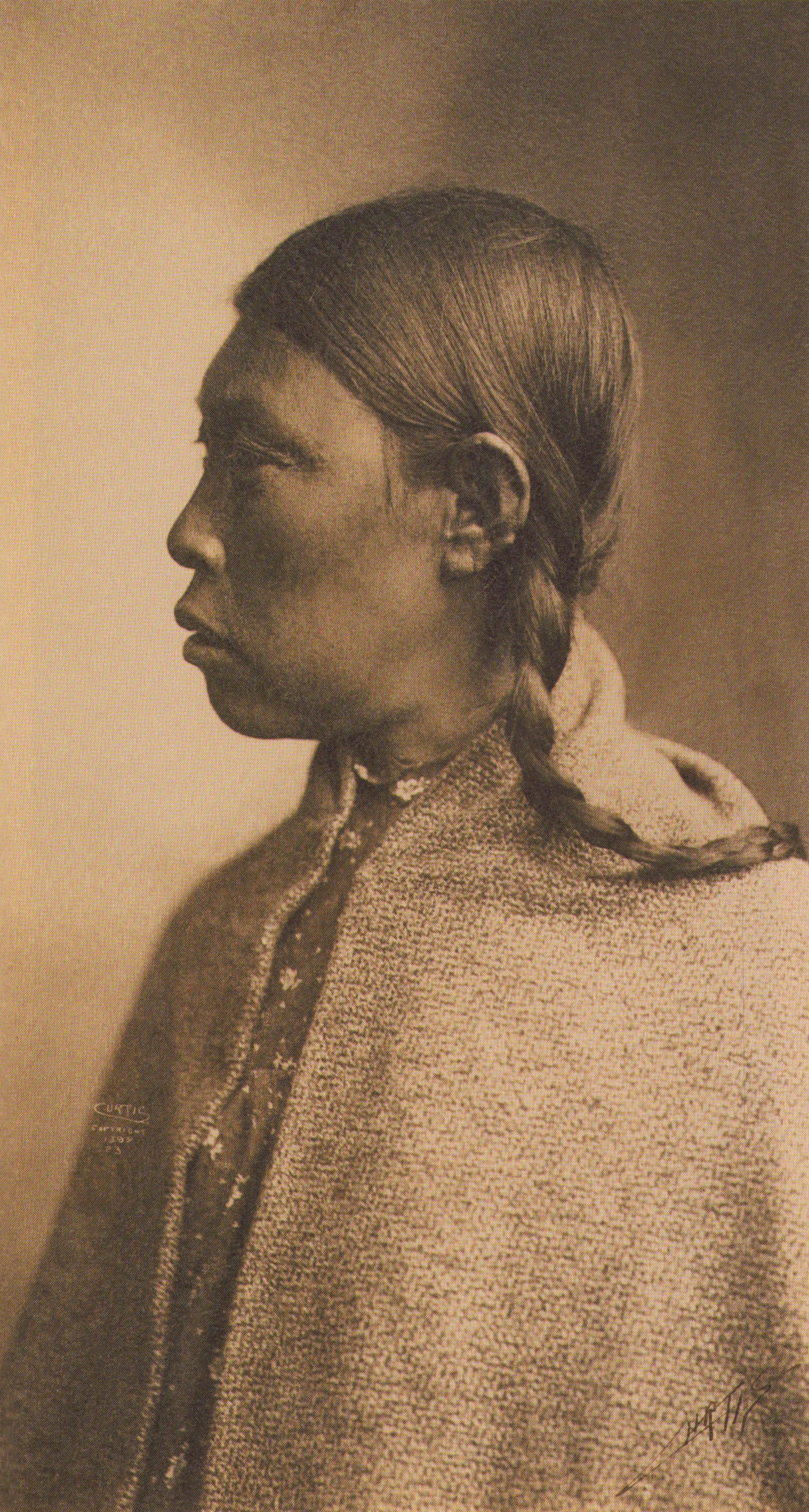 Edward S. Curtis, PLATE 51 Lummi Woman, CA, 1899 (1 of 1)