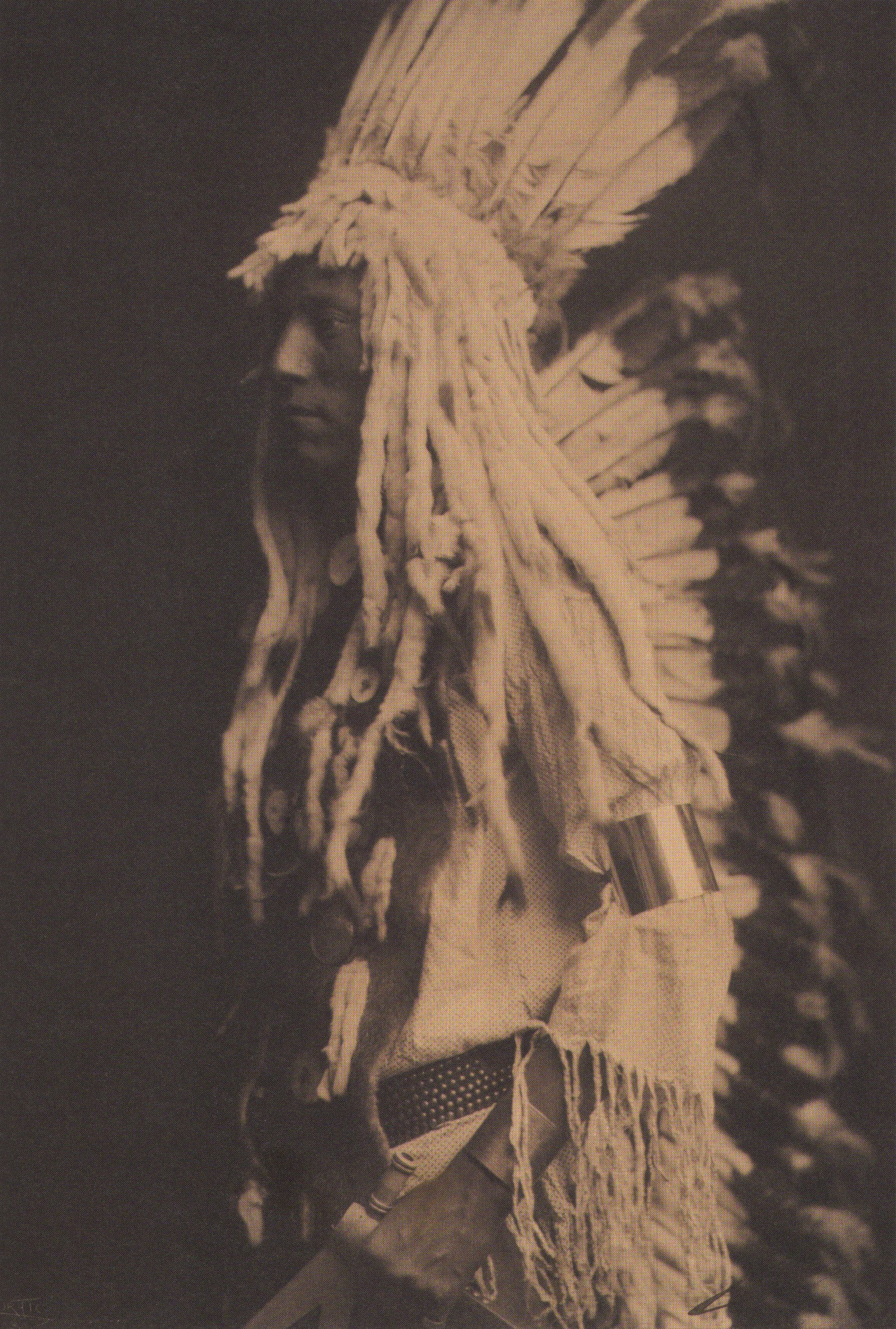Edward S. Curtis, PLATE 53 Old Person Piegan, CA, 1900 (1 of 1)