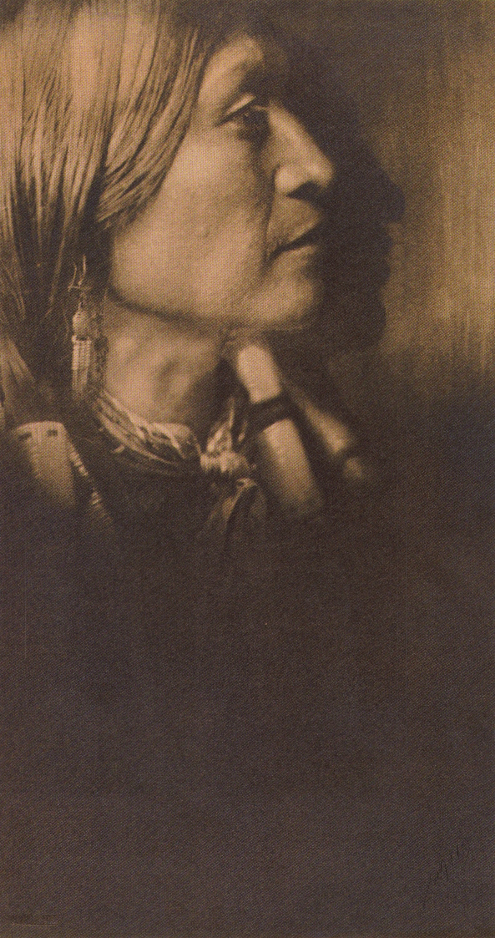 Edward S. Curtis, PLATE 69 Vash Gon Jicarilla, CA, 1904: Photographer: Edward S. Curtis (American, 1868 - 1952) - renowned photographer of the American West and the Native American Indian. Title: FIG. 45 Curtis Studio, (Edward S. Curtis and His Daughter Bet