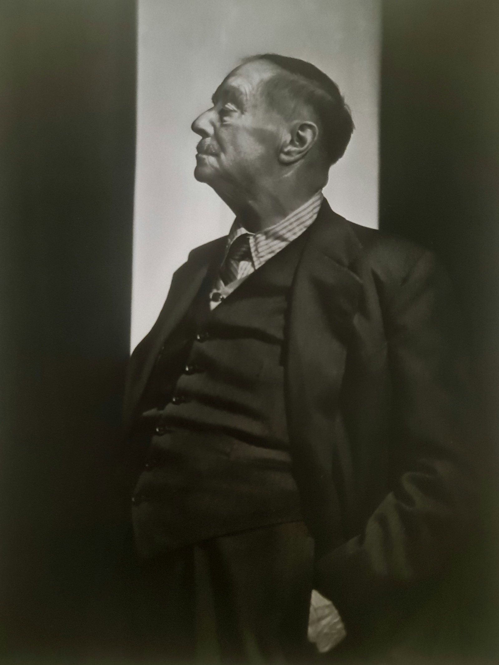 Yousef Karsh, H.G. Wells, 1943: Photographer: Yousuf Karsh(1908-2002) was an Armenian-Canadian portrait photographer, considered one of the greatest portrait photographers of the 20th century. His recognizable portraits include