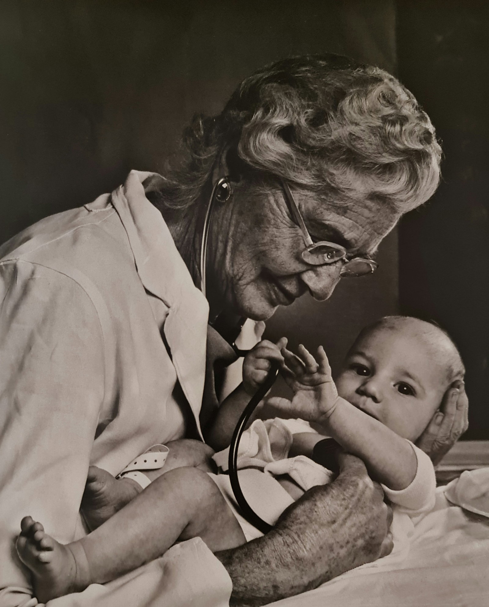 Yousef Karsh, Helen Taussig, 1975: Photographer: Yousuf Karsh(1908-2002) was an Armenian-Canadian portrait photographer, considered one of the greatest portrait photographers of the 20th century. His recognizable portraits include icon