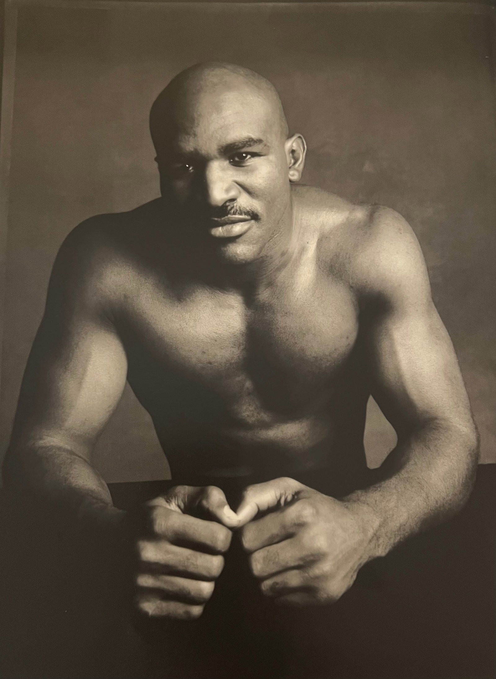 Patrick Demarchelier, Evander Holyfield I, New York, 1996: Photographer: PATRICK DEMARCHELIER: internationally renowned fashion and portrait photographer known for his ability to represent the true personalities of his subjects. He discovered his passion at 1