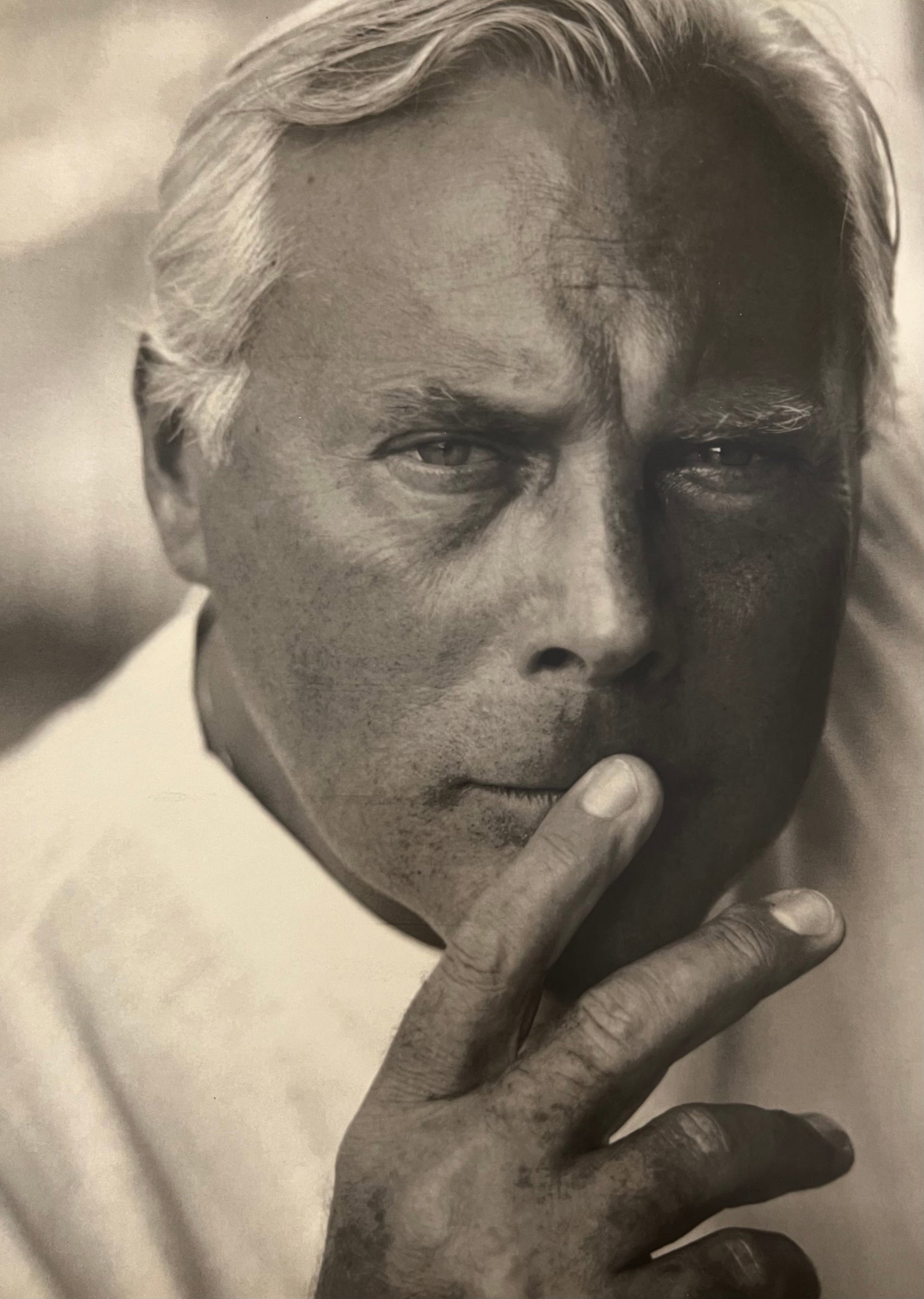 Patrick Demarchelier, Georgio Armani, Venice, 1990: Photographer: PATRICK DEMARCHELIER: internationally renowned fashion and portrait photographer known for his ability to represent the true personalities of his subjects. He discovered his passion at 1