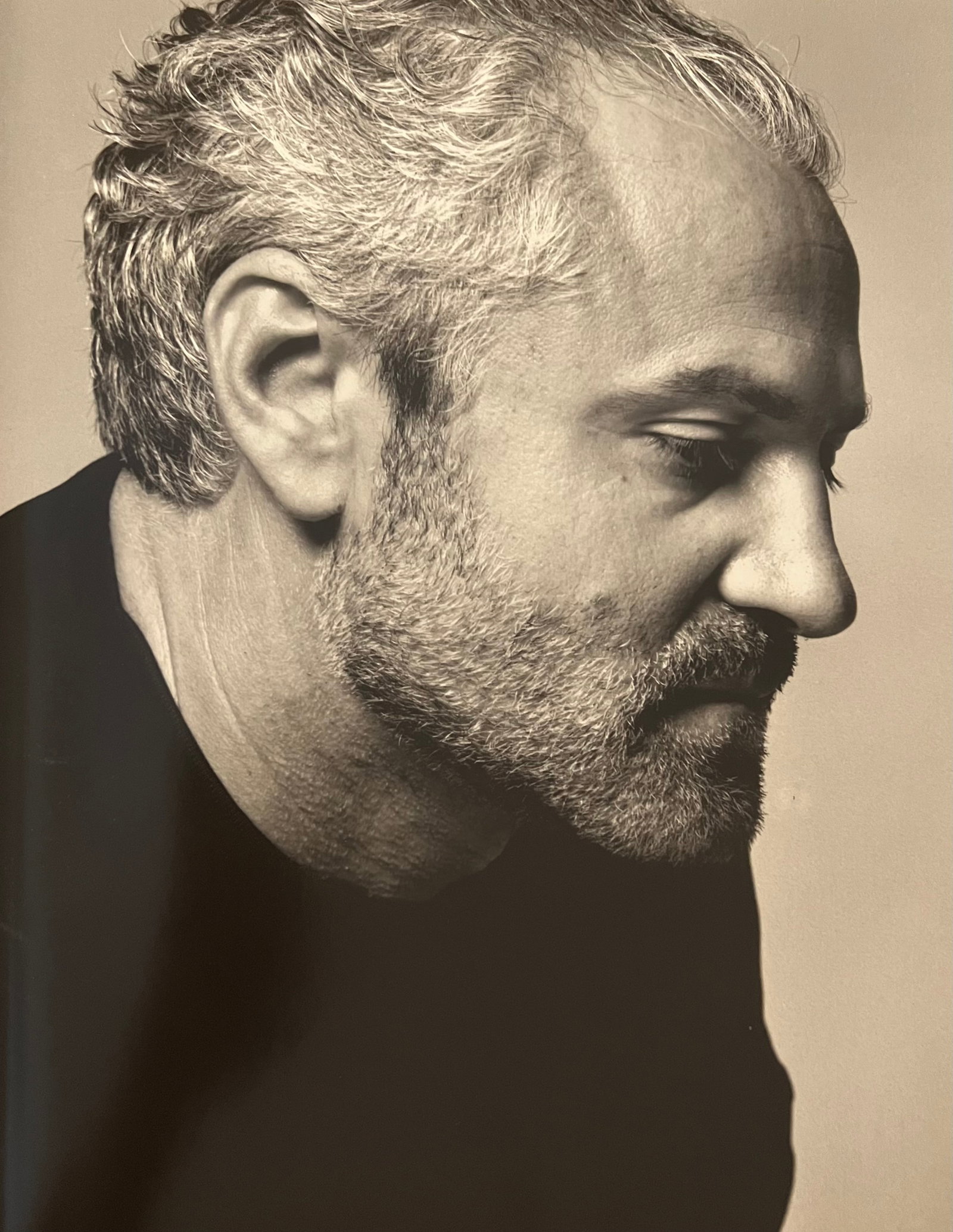 Patrick Demarchelier, Gianni Versace, Paris, 1992: Photographer: PATRICK DEMARCHELIER: internationally renowned fashion and portrait photographer known for his ability to represent the true personalities of his subjects. He discovered his passion at 1