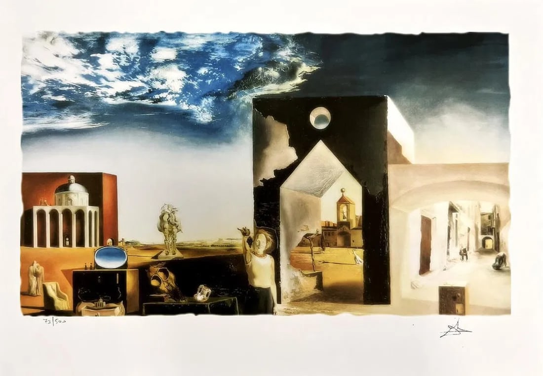 Salvador Dali, (After), Swans Reflecting Elephants