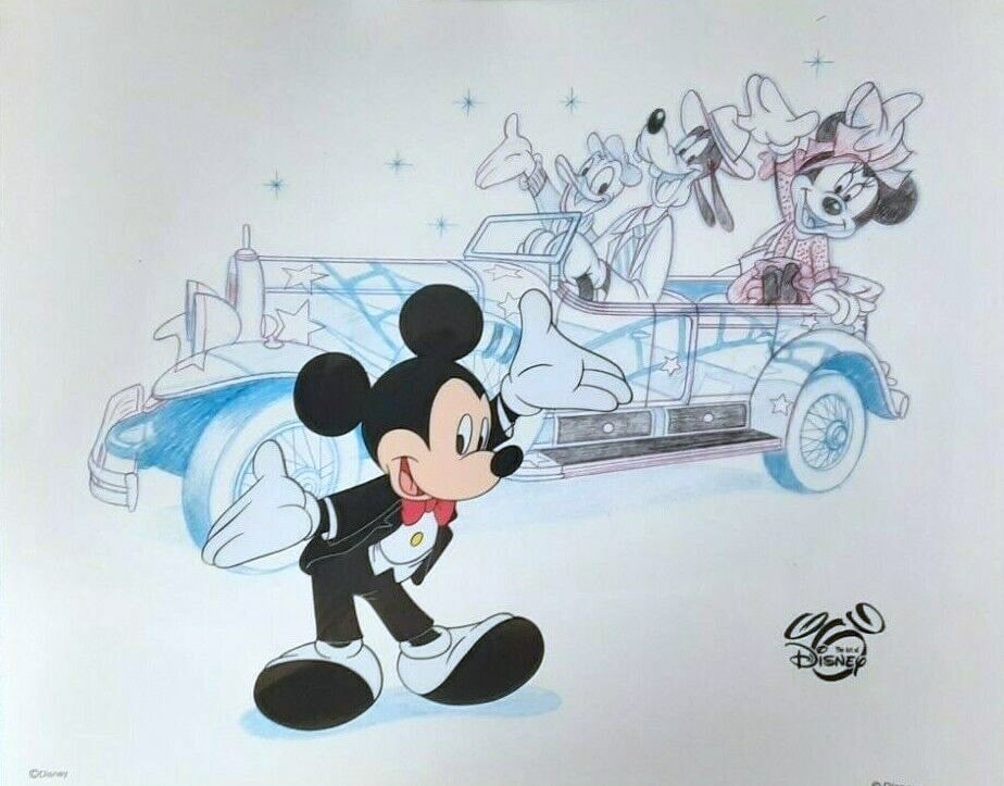 Disney, 'Mickey Mouse In Tuxedo', Limited Edition Animation Sericel (1 of 3)