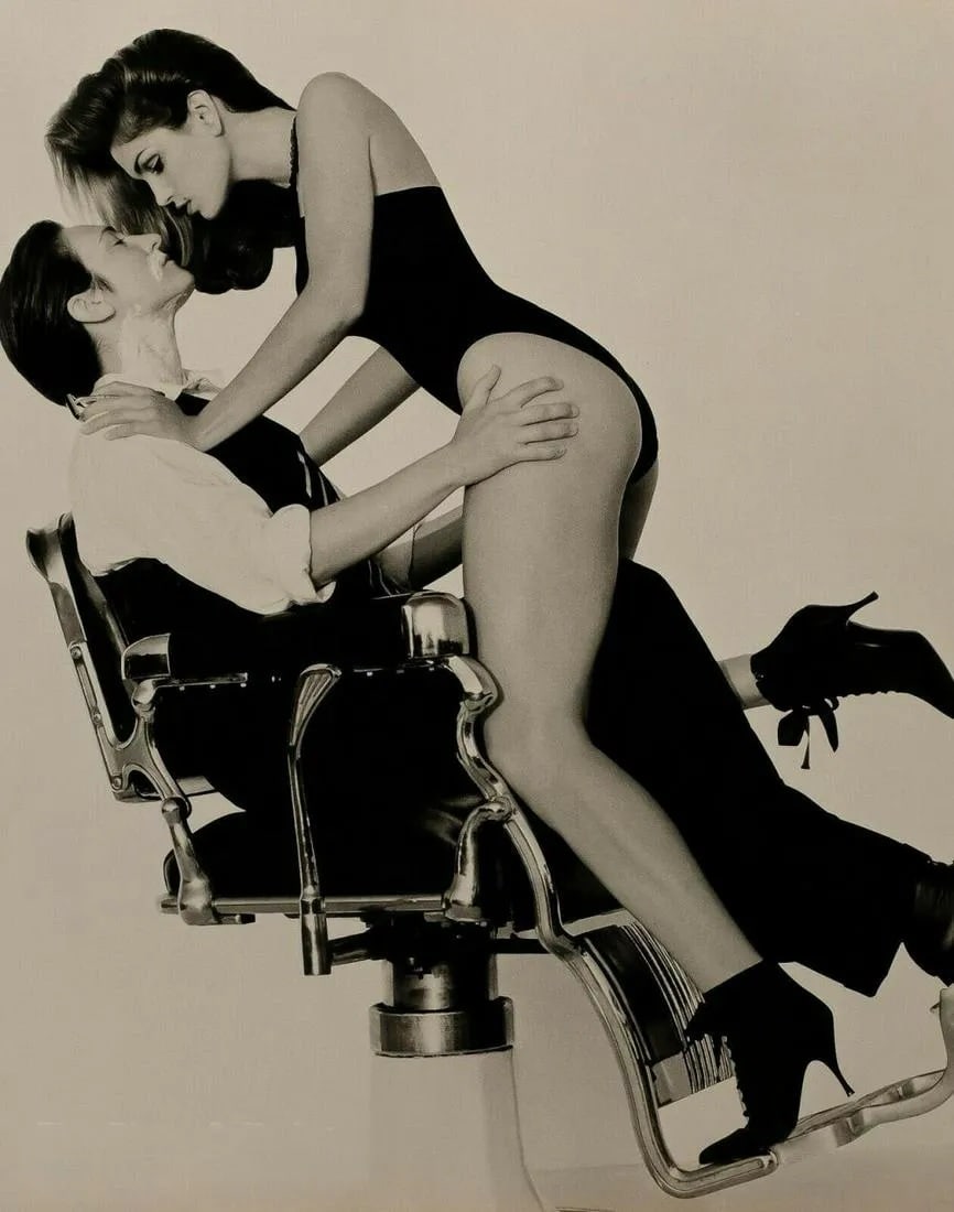 Herb Ritts, CINDY CRAWFORD, 1993: Photographer: Herbert "Herb" Ritts (American, 1952 - 2002) - renowned fashion, art and celebrity photographer. Title: CINDY CRAWFORD Date Of Negative: 1993 Type Of Print: Fine Duotone Photo Engraving 