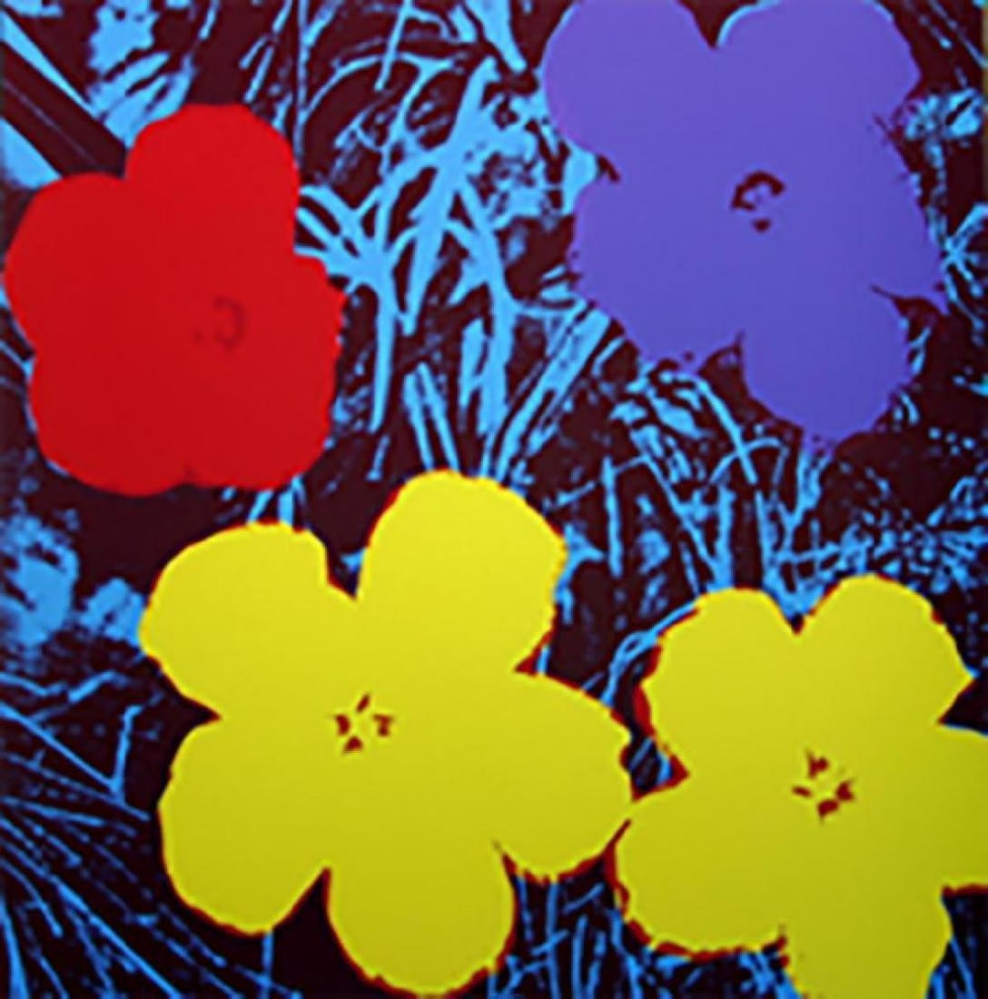 Andy Warhol, Flowers 11.71 Serigraph Sunday B. Morning: Artist: Andy Warhol Title: Flowers (Sunday B. Morning) Size: 36" X 36" Verso: Fill in your own signature and, published by Sunday B. Morning stamps Technique: serigraph Paper: Museums board Marking: s