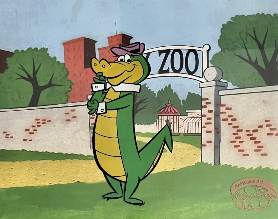 Hanna-Barbera, Wally Gator, Limited Edition Animation Cel: Limited edition sericel of "Wally Gator". This fantastic artistic recreation animation features Wally Gator as he appeared in the classic animated cartoon. Measures 11" x 14". Comes unframed, in excel