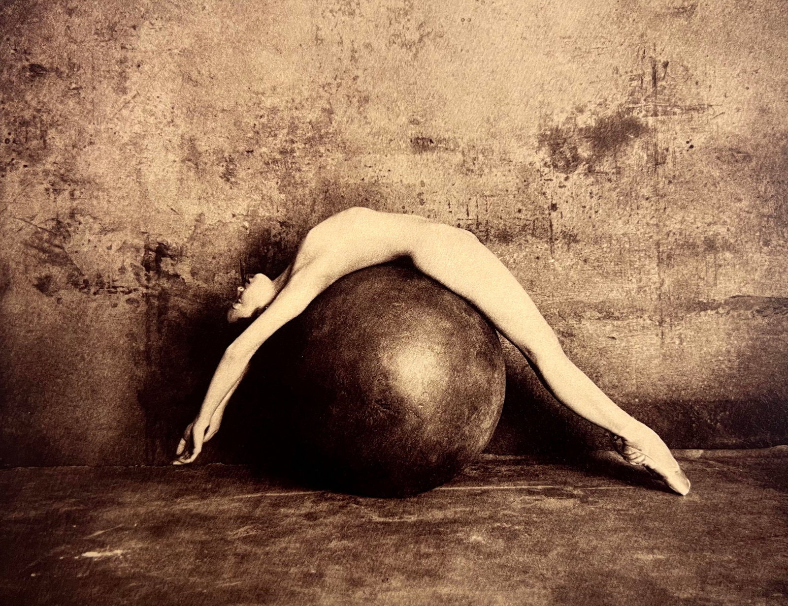 Marc Lagrange, Ball Bearing, 2012: Photographer: Marc Lagrange was a Belgian photographer known for his nude portraits of female figures. Lagrange created dream-like and fantastical narrative pictures populated by beautiful nudes that 