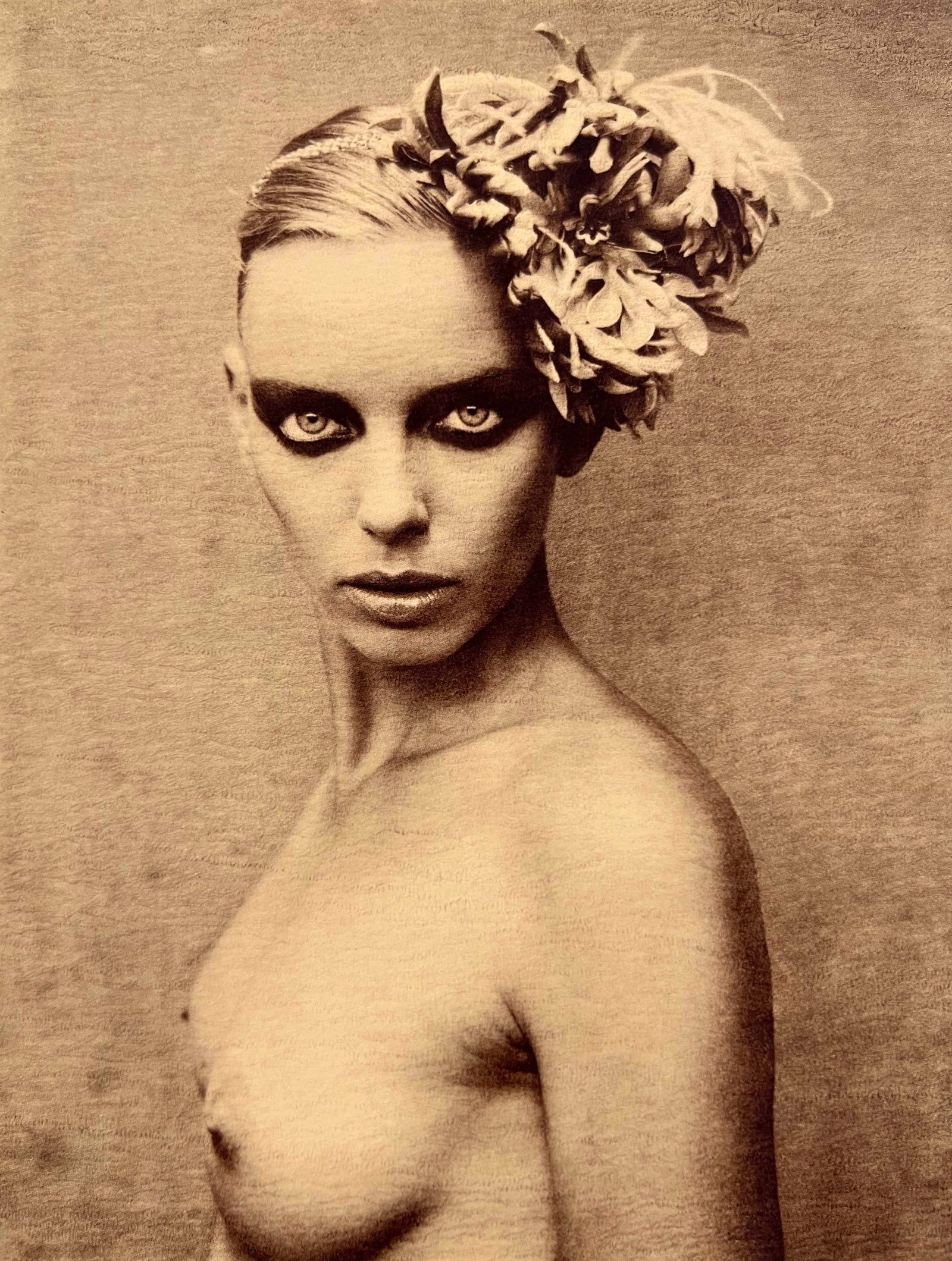 Marc Lagrange, Chameleon, 2012: Photographer: Marc Lagrange was a Belgian photographer known for his nude portraits of female figures. Lagrange created dream-like and fantastical narrative pictures populated by beautiful nudes that 