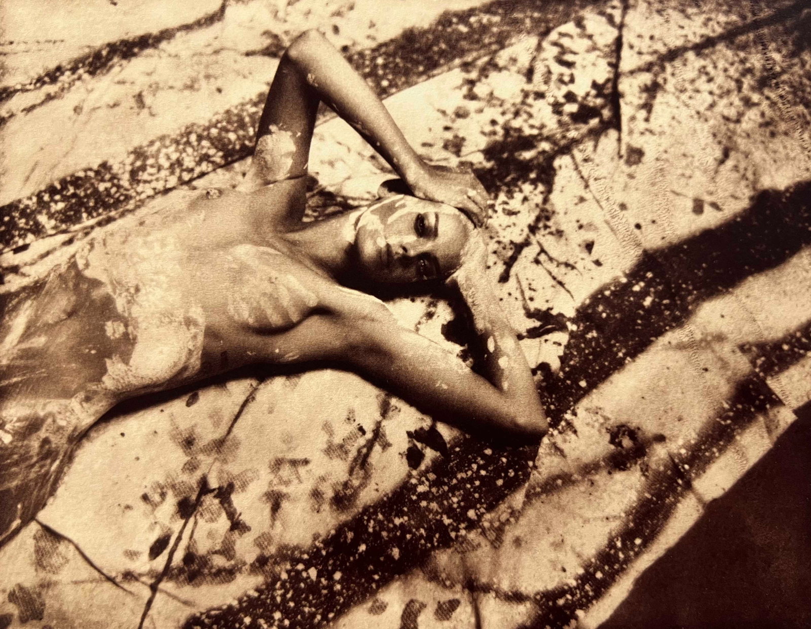 Marc Lagrange, Conched I, 2012: Photographer: Marc Lagrange was a Belgian photographer known for his nude portraits of female figures. Lagrange created dream-like and fantastical narrative pictures populated by beautiful nudes that 