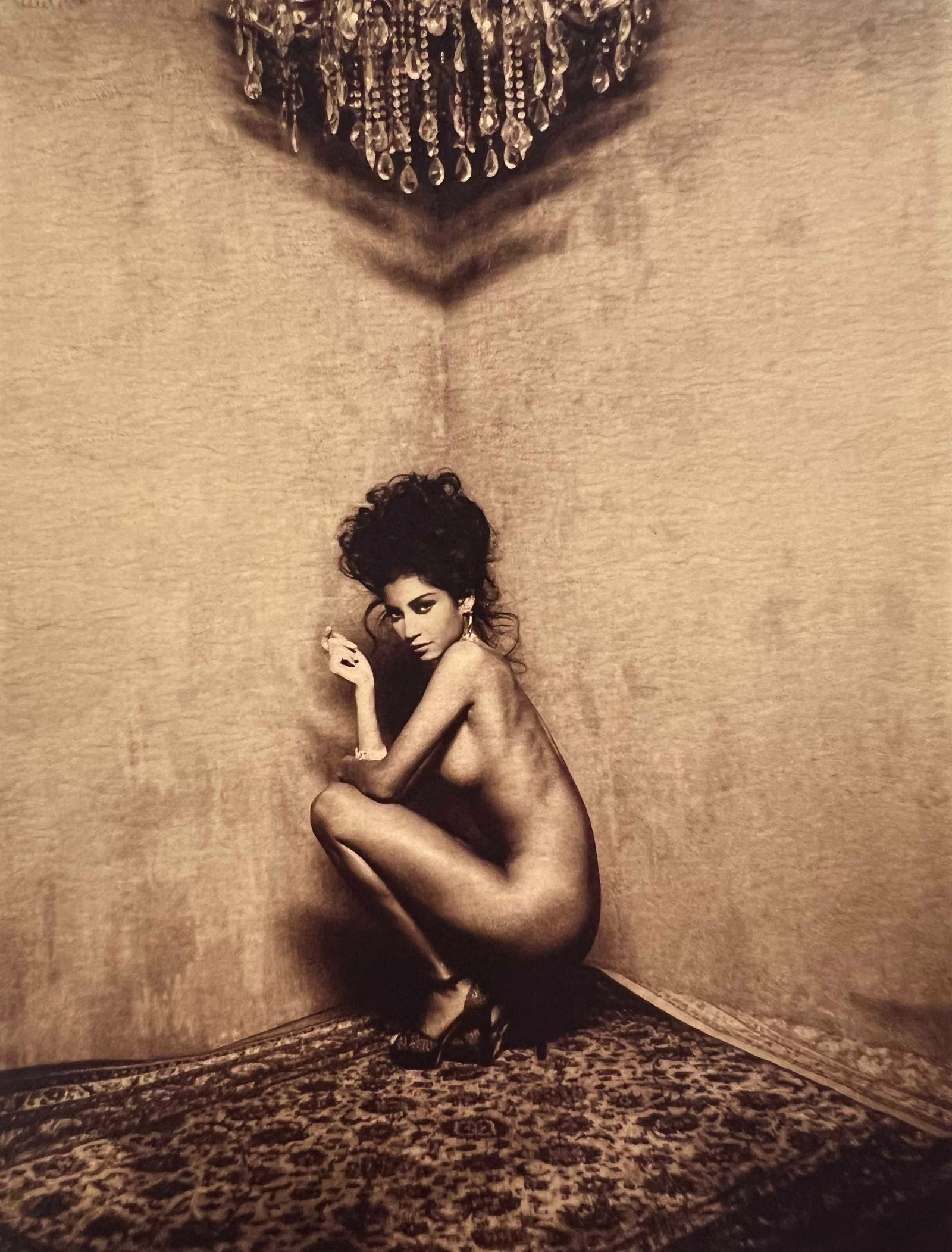 Marc Lagrange, Corner Girl I, 2012: Photographer: Marc Lagrange was a Belgian photographer known for his nude portraits of female figures. Lagrange created dream-like and fantastical narrative pictures populated by beautiful nudes that 