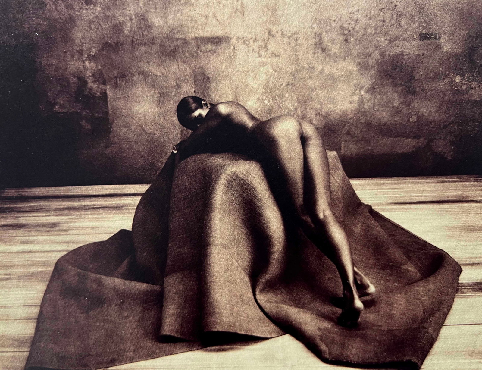 Marc Lagrange, Finfing The Mood, 2010: Photographer: Marc Lagrange was a Belgian photographer known for his nude portraits of female figures. Lagrange created dream-like and fantastical narrative pictures populated by beautiful nudes that 
