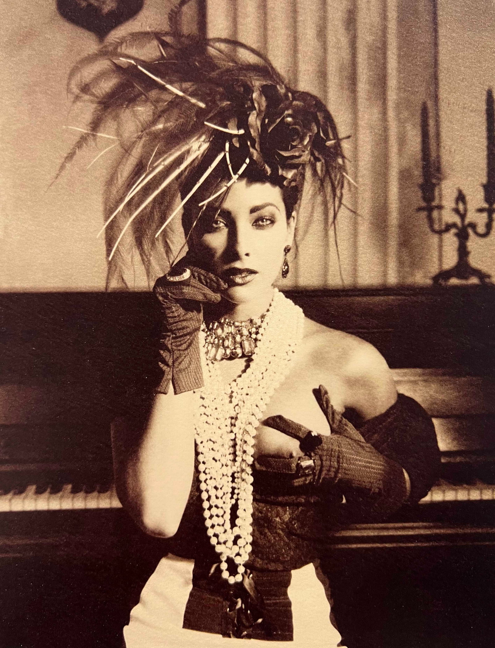 Marc Lagrange, La Cavaliere, 2010: Photographer: Marc Lagrange was a Belgian photographer known for his nude portraits of female figures. Lagrange created dream-like and fantastical narrative pictures populated by beautiful nudes that 