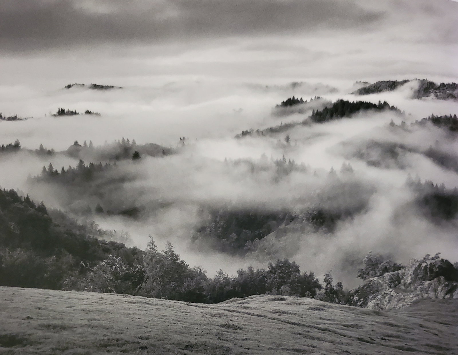 Ansel Adams, Clearing Storm, Sonoma County, California, 1951: Photographer: Ansel Adams (American, 1902 - 1984) - Internationally renowned American photographer. One of the most influential artists in photographic history. Title: "Clearing Storm, Sonoma County, 