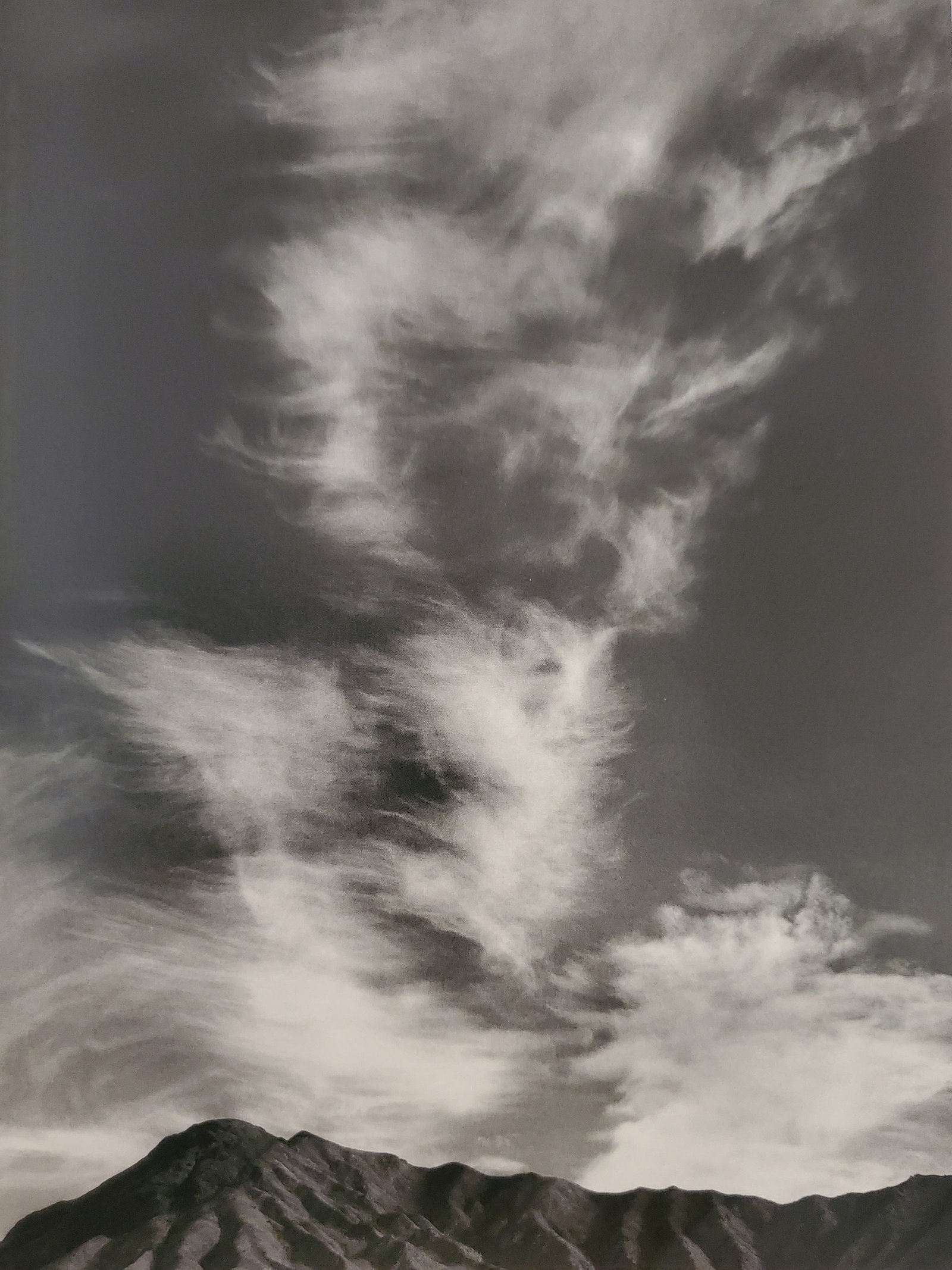 Ansel Adams, Clouds Above Golden Canyon, Death Valley NAtional Park, California, 1946: Photographer: Ansel Adams (American, 1902 - 1984) - Internationally renowned American photographer. One of the most influential artists in photographic history. Title: "Clouds Above Golden Canyon, Dea