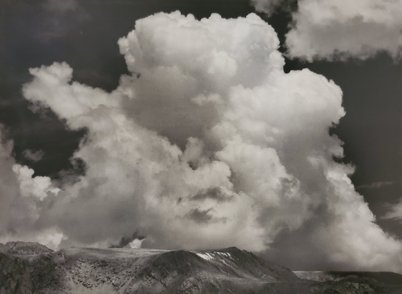 Ansel Adams, Clouds, sierra nevada, California, C. 1936: Photographer: Ansel Adams (American, 1902 - 1984) - Internationally renowned American photographer. One of the most influential artists in photographic history. Title: "Clouds, sierra nevada, Californ