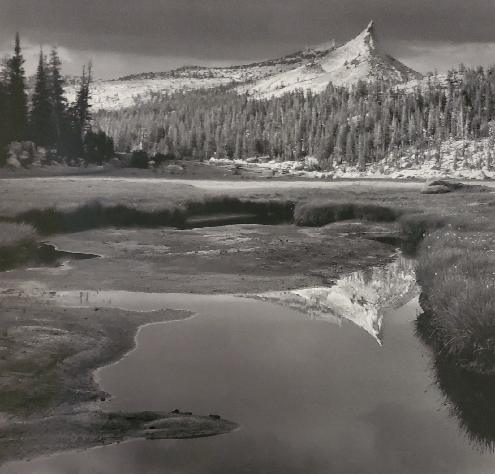 Ansel Adams, Columbia Finger Pool, Yosemite National Park, California, C. 1960: Photographer: Ansel Adams (American, 1902 - 1984) - Internationally renowned American photographer. One of the most influential artists in photographic history. Title: "Columbia Finger Pool, Yosemite 