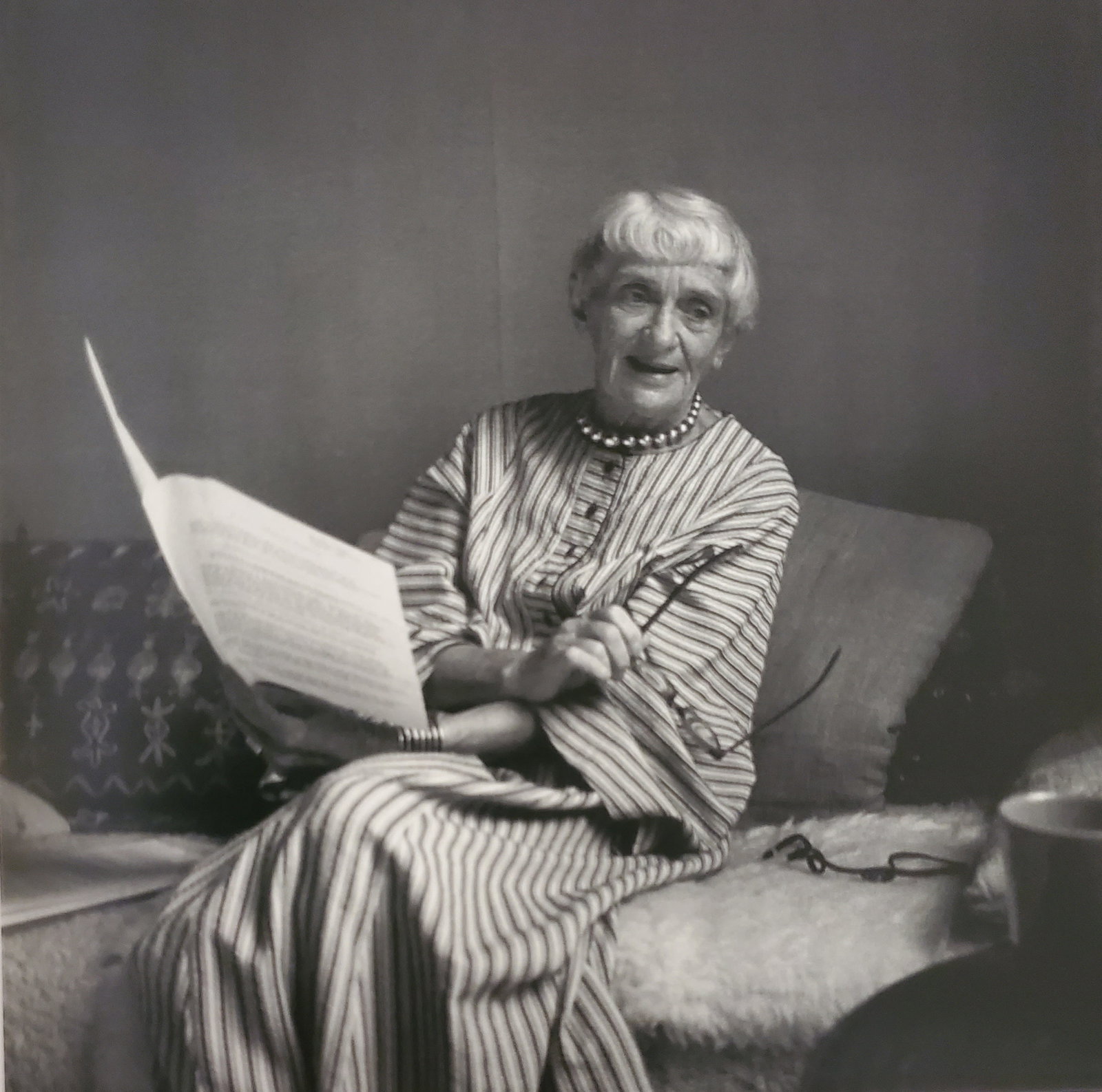 Ansel Adams, Dorothea Lange, Berkeley, California, 1965: Photographer: Ansel Adams (American, 1902 - 1984) - Internationally renowned American photographer. One of the most influential artists in photographic history. Title: "Dorothea Lange, Berkeley, Calif