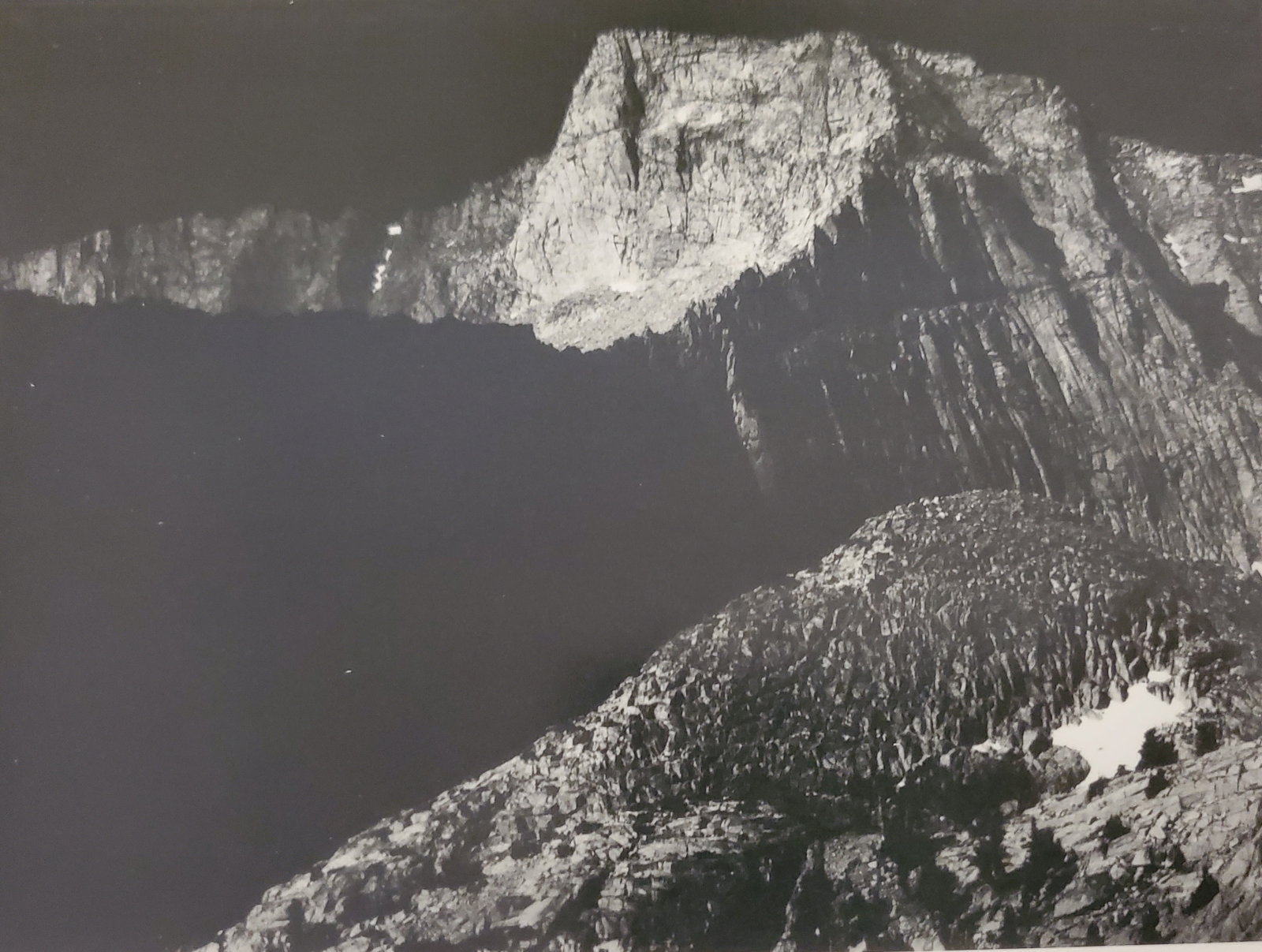 Ansel Adams, Glacial Cirque, Milestone Ridge, Sequoia National Park, California, C. 1927 (1 of 1)