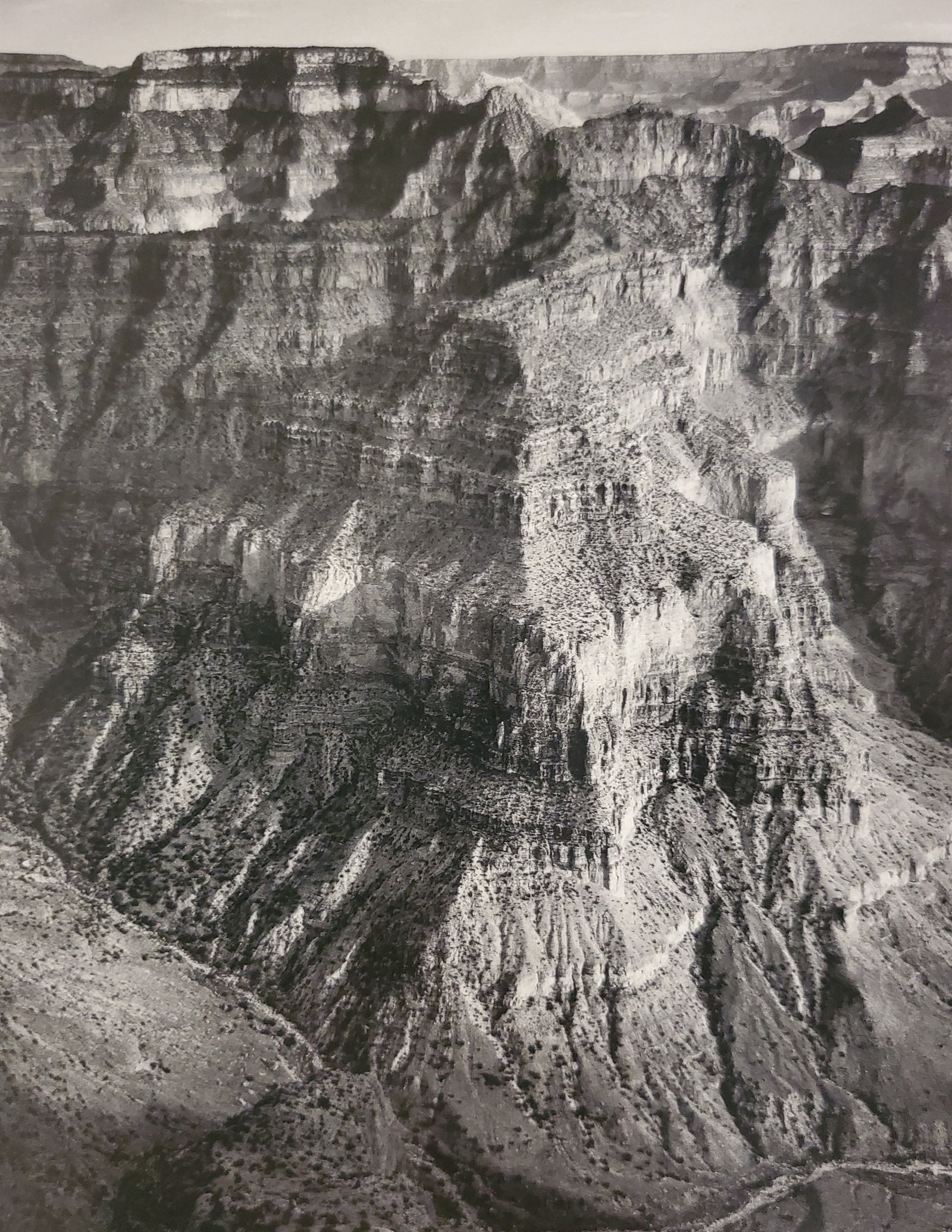 Ansel Adams, Grand Canyon From Point Sublime, Arizona, 1942: Photographer: Ansel Adams (American, 1902 - 1984) - Internationally renowned American photographer. One of the most influential artists in photographic history. Title: "Grand Canyon From Point Sublime