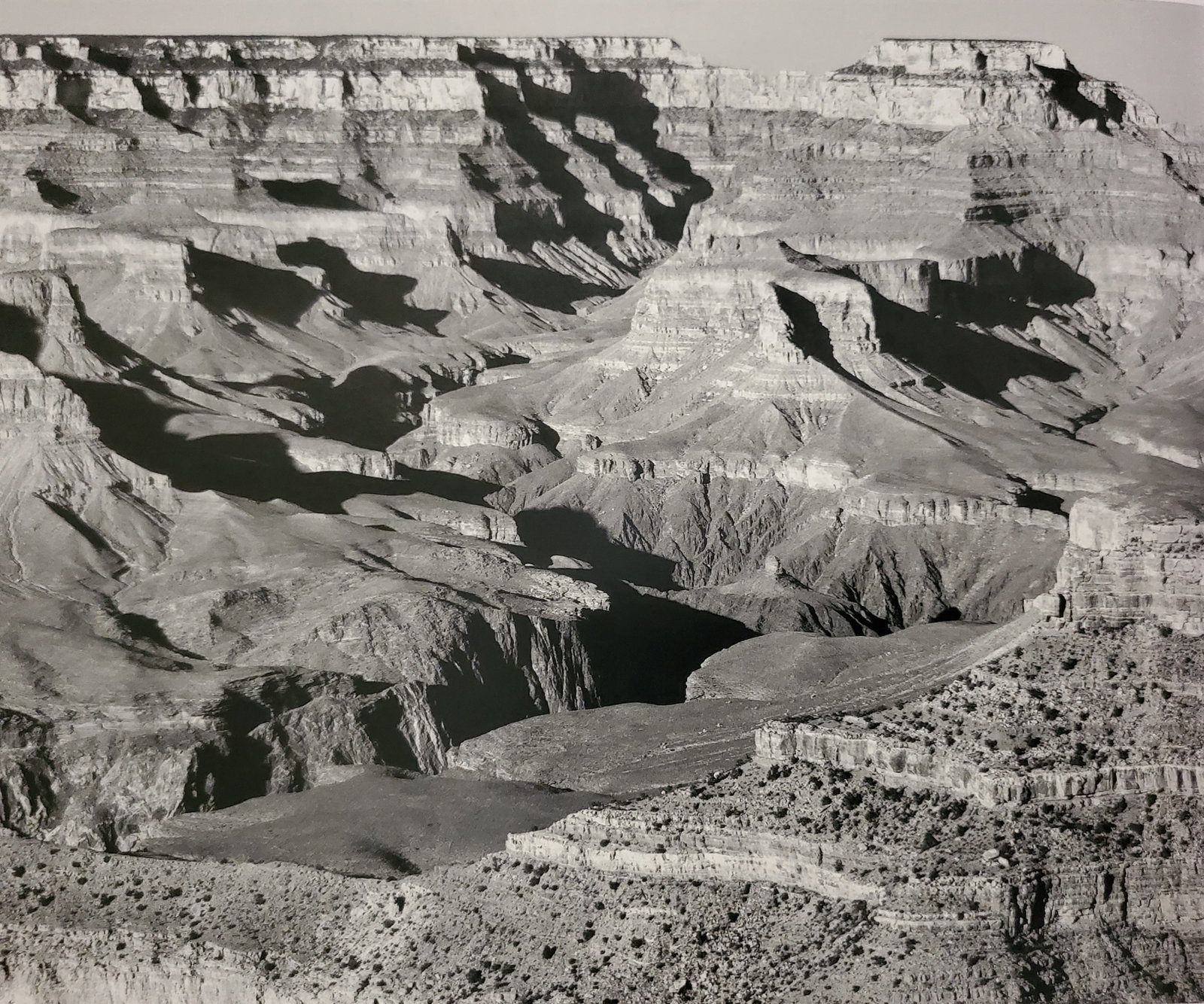 Ansel Adams, Grand Canyon from Yavapai Point, Arizona, 1942: Photographer: Ansel Adams (American, 1902 - 1984) - Internationally renowned American photographer. One of the most influential artists in photographic history. Title: "Grand Canyon from Yavapai Point