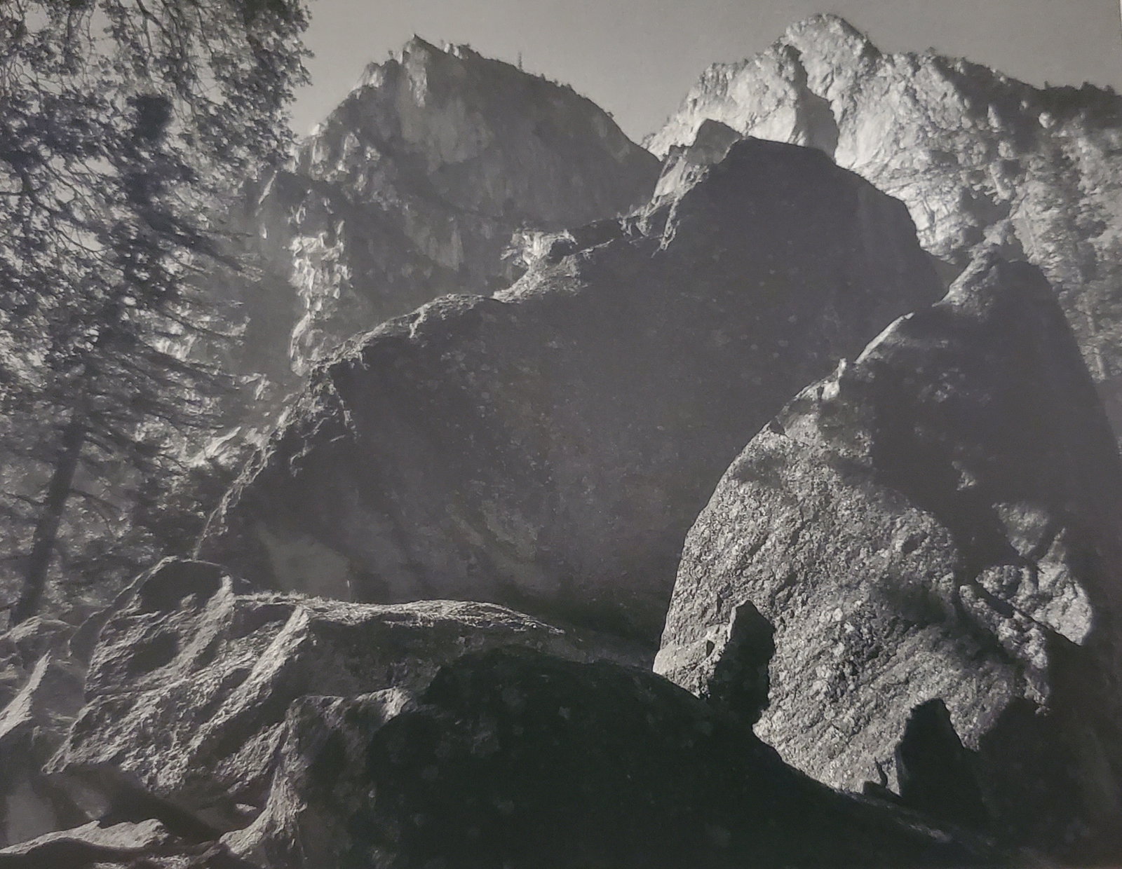 Ansel Adams, Grand Sentinel and Talus, Kings Canyon National Park, California, C. 1925: Photographer: Ansel Adams (American, 1902 - 1984) - Internationally renowned American photographer. One of the most influential artists in photographic history. Title: "Grand Sentinel and Talus, Kings