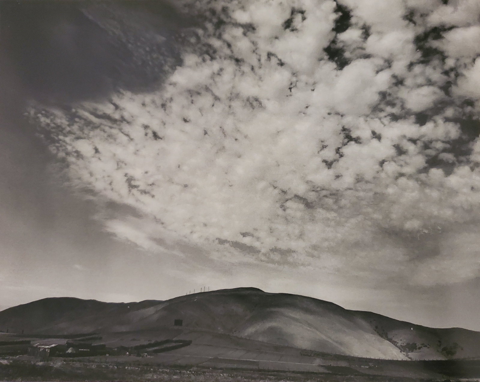 Ansel Adams, Hills and Clouds, South San Francisco, California, C. 1936: Photographer: Ansel Adams (American, 1902 - 1984) - Internationally renowned American photographer. One of the most influential artists in photographic history. Title: "Hills and Clouds, South San Fra