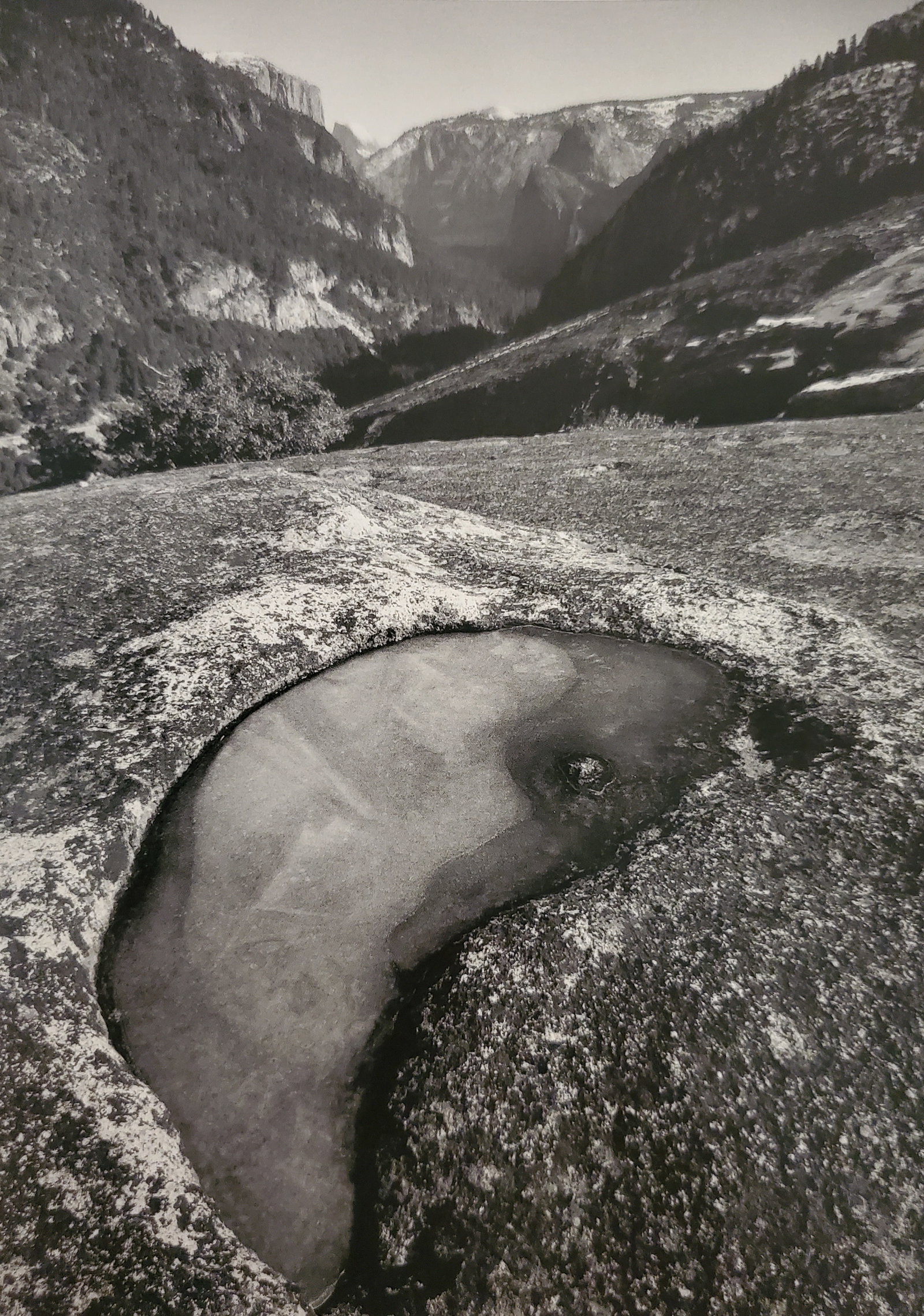 Ansel Adams, Icy Pool on Bald Mountain, Yosemite National Park, California, C. 1947: Photographer: Ansel Adams (American, 1902 - 1984) - Internationally renowned American photographer. One of the most influential artists in photographic history. Title: "Icy Pool on Bald Mountain, Yose