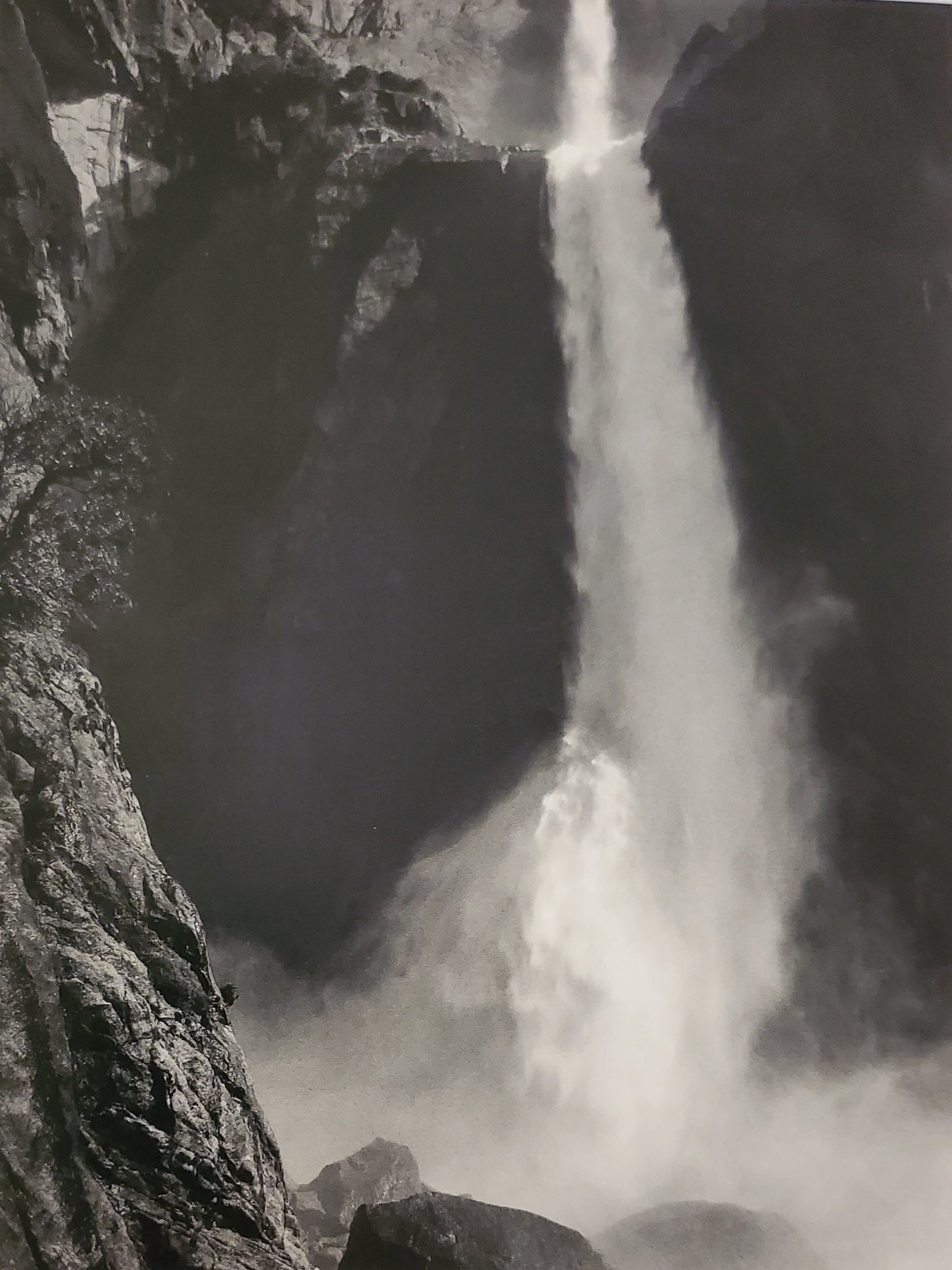 Ansel Adams, Lower Yosemite Fall, Yosemite National Park, California, C. 1946: Photographer: Ansel Adams (American, 1902 - 1984) - Internationally renowned American photographer. One of the most influential artists in photographic history. Title: "Lower Yosemite Fall, Yosemite N