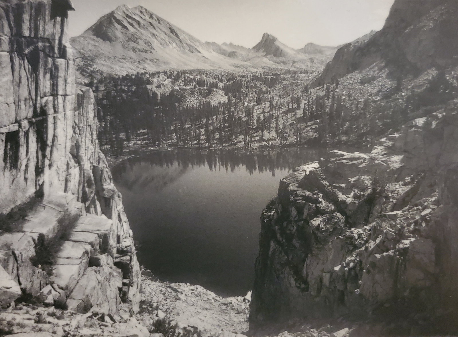 Ansel Adams, Marion Lake, Kings Canyon National Park, California, C. 1925: Photographer: Ansel Adams (American, 1902 - 1984) - Internationally renowned American photographer. One of the most influential artists in photographic history. Title: "Marion Lake, Kings Canyon Natio
