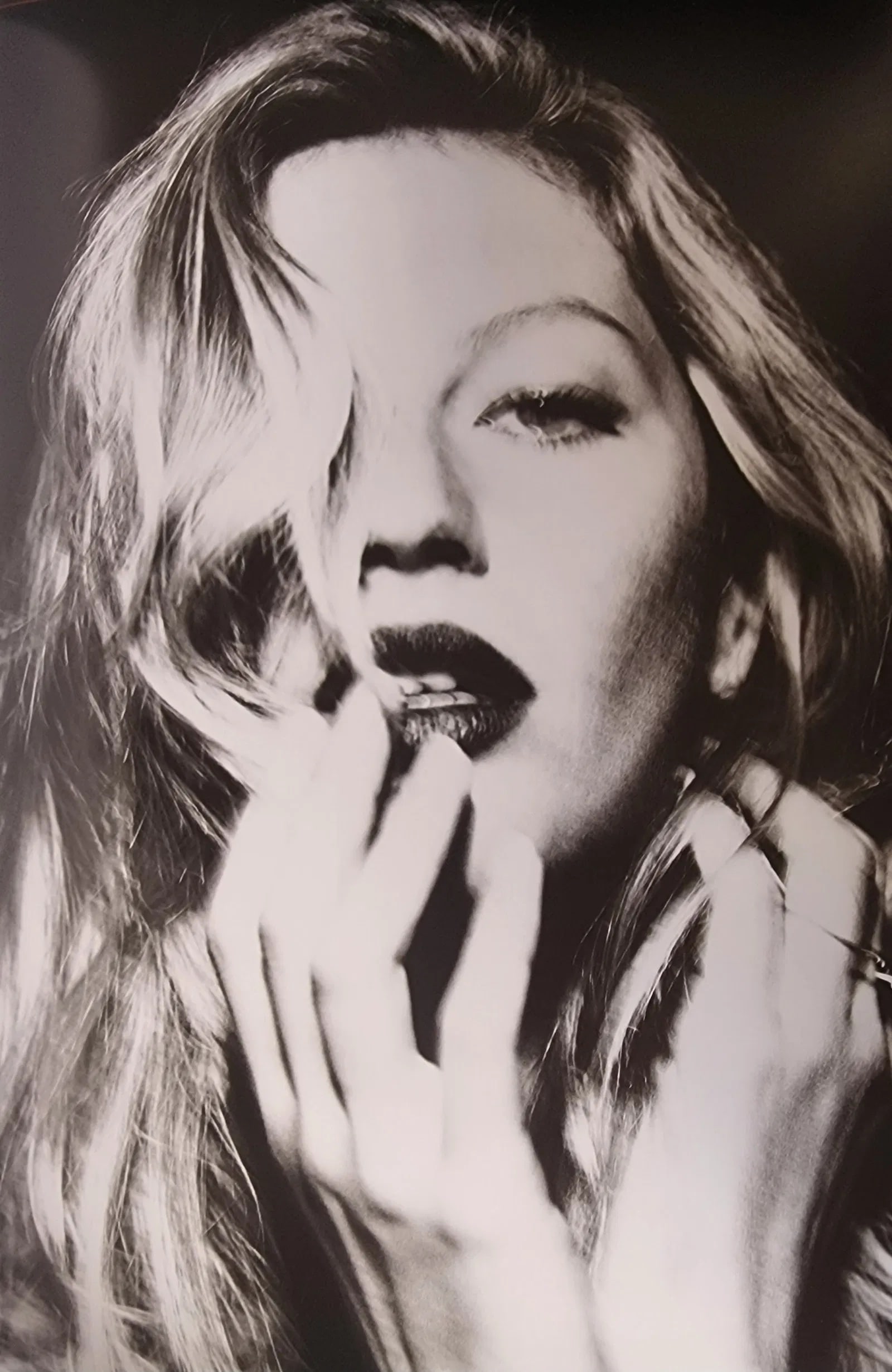 Gisele Bundchen, 2023: Title/Subject: Gisele Bundchen Type Of Print: Authentic Sheet Fed Photogravure/Offset print Date Of Print: 2023 Paper: Medium weight, satin/matte finish Approximate Image Size: 13 x 9 inches Matted Si
