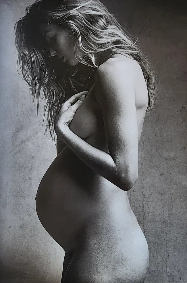 Gisele Bundchen, 2023: Title/Subject: Gisele Bundchen Type Of Print: Authentic Sheet Fed Photogravure/Offset print Date Of Print: 2023 Paper: Medium weight, satin/matte finish Approximate Image Size: 13 x 9 inches Matted Si