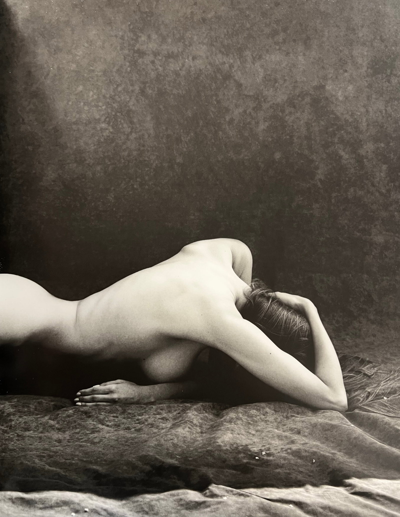 Marc Lagrange, Contortion, 2000's: Photographer: Marc Lagrange was a Belgian photographer known for his nude portraits of female figures. Lagrange created dream-like and fantastical narrative pictures populated by beautiful nudes that 
