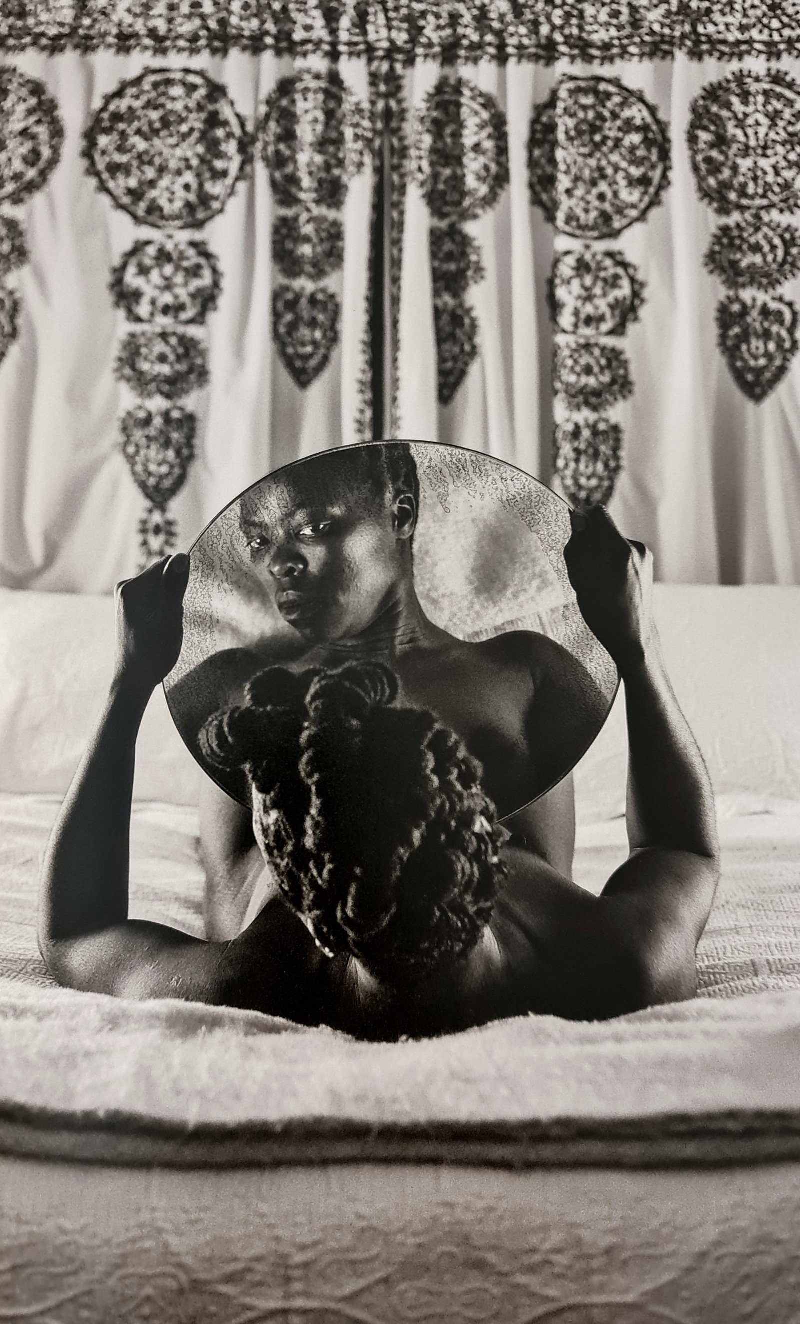 Zanele Muholi, Bona, Charlottesville, Virginia, 2015: Photographer: Zanele Muholi was born in 1972. She is a South African photographer and filmmaker. Title: Bona, Charlottesville, Virginia, 2015, 8 x 13 Date Of Negative: 2015 Type Of Print: Authentic Vi