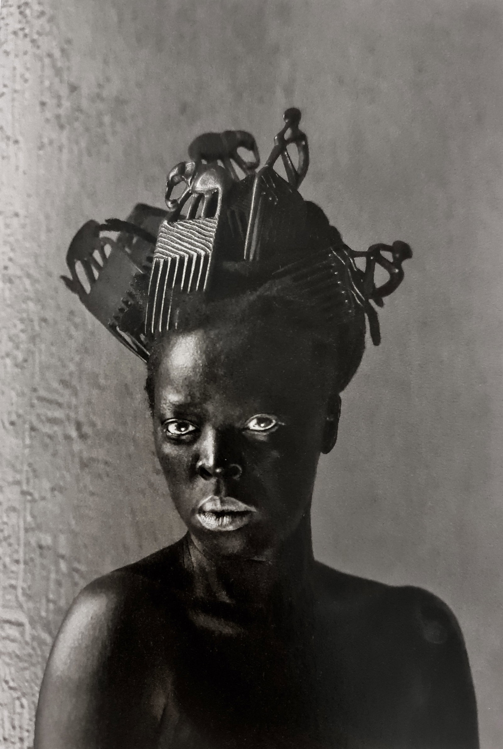 Zanele Muholi, Kwezi Songhai, Porto-Novo, Benin, 2015: Photographer: Zanele Muholi was born in 1972. She is a South African photographer and filmmaker. Title: Kwezi Songhai, Porto-Novo, Benin, 2015, 5.5 x 8 Date Of Negative: 2015 Type Of Print: Authentic 