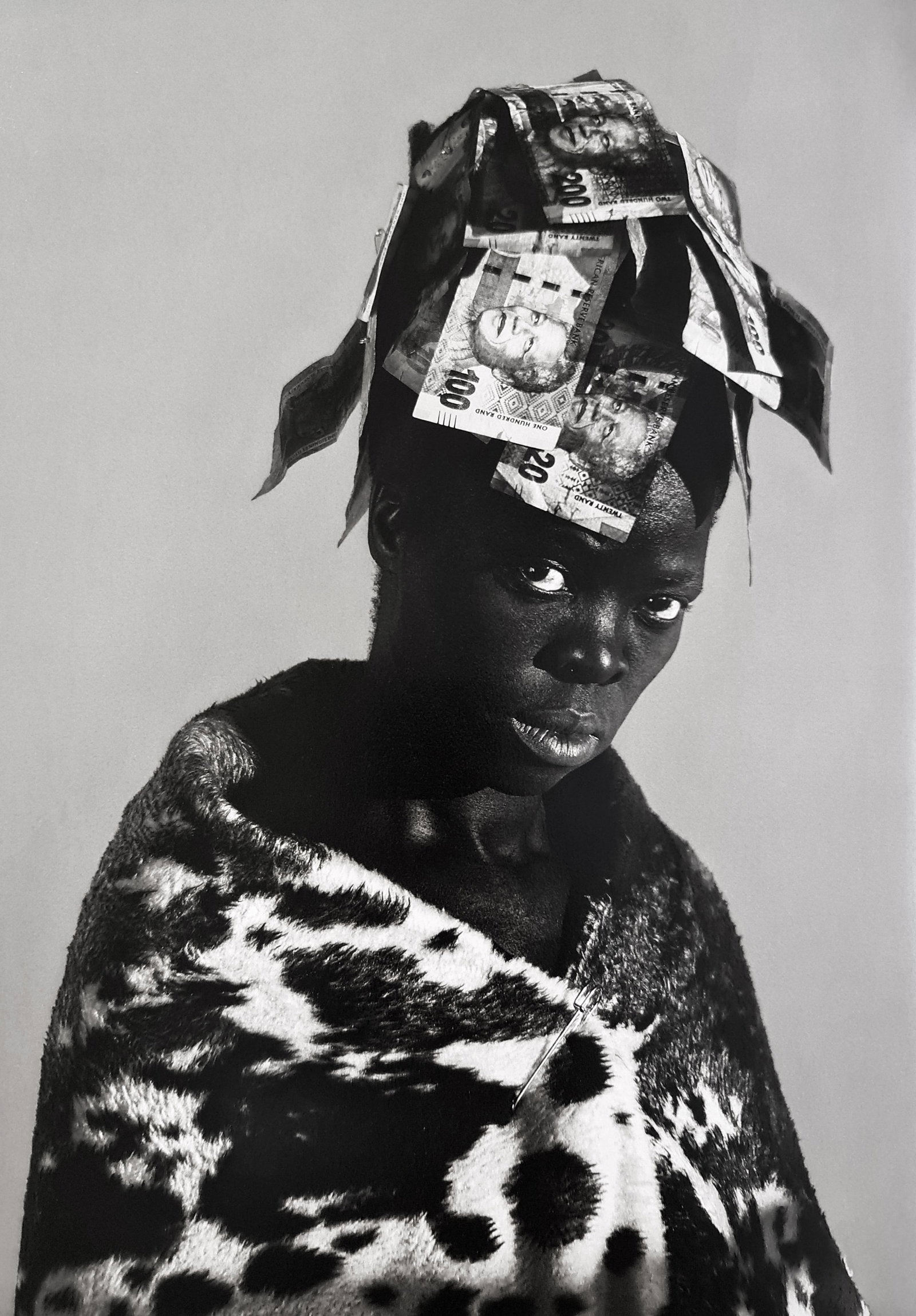 Zanele Muholi, Nomalandi Wenda, Parktown, Johannesburg, 2016: Photographer: Zanele Muholi was born in 1972. She is a South African photographer and filmmaker. Title: Nomalandi Wenda, Parktown, Johannesburg, 2016, 9 x 12.5 Date Of Negative: 2016 Type Of Print: Au