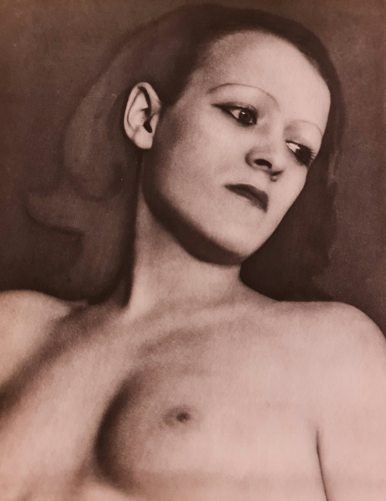 Man Ray (1890-1976), 'Nude With Shadow (solorized)', 1934 First Edition: Photographer: Man Ray (American born, 1890 - 1976) - Considered one of the most influential artists of the 20th century Man Ray lived most of his life in Paris, France. Best described as a modernist, 