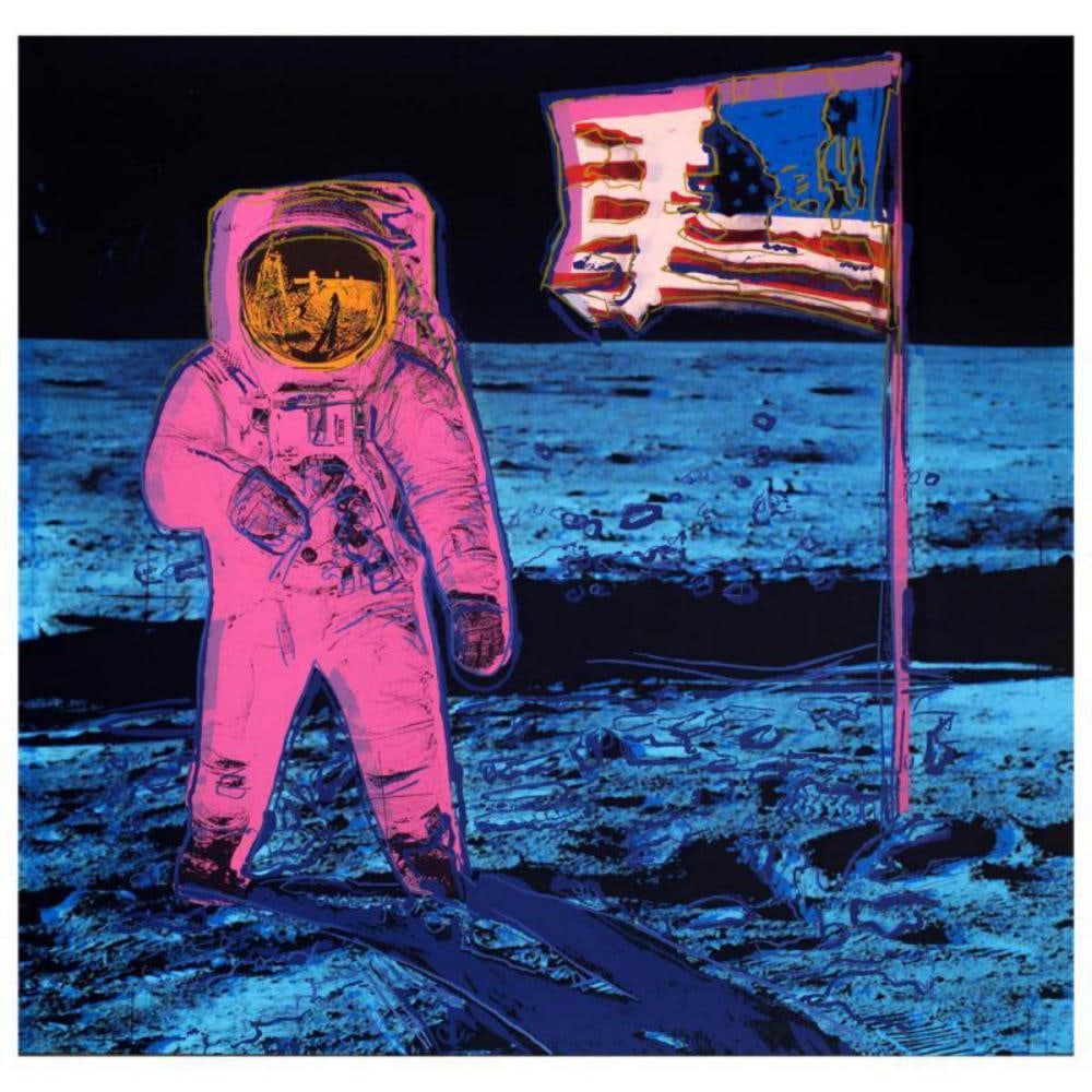 Andy Warhol, "Moonwalk Pink", Sunday B Morning Screen Print: Original Limited Edition Silk Screen on 100% Acid Free Archival Museum Board "Moonwalk Pink" After Andy Warhol 2020 Edition Size: 3000, including APs Collectors Edition. Paper Size: 38.5 x 38.5. Numbe