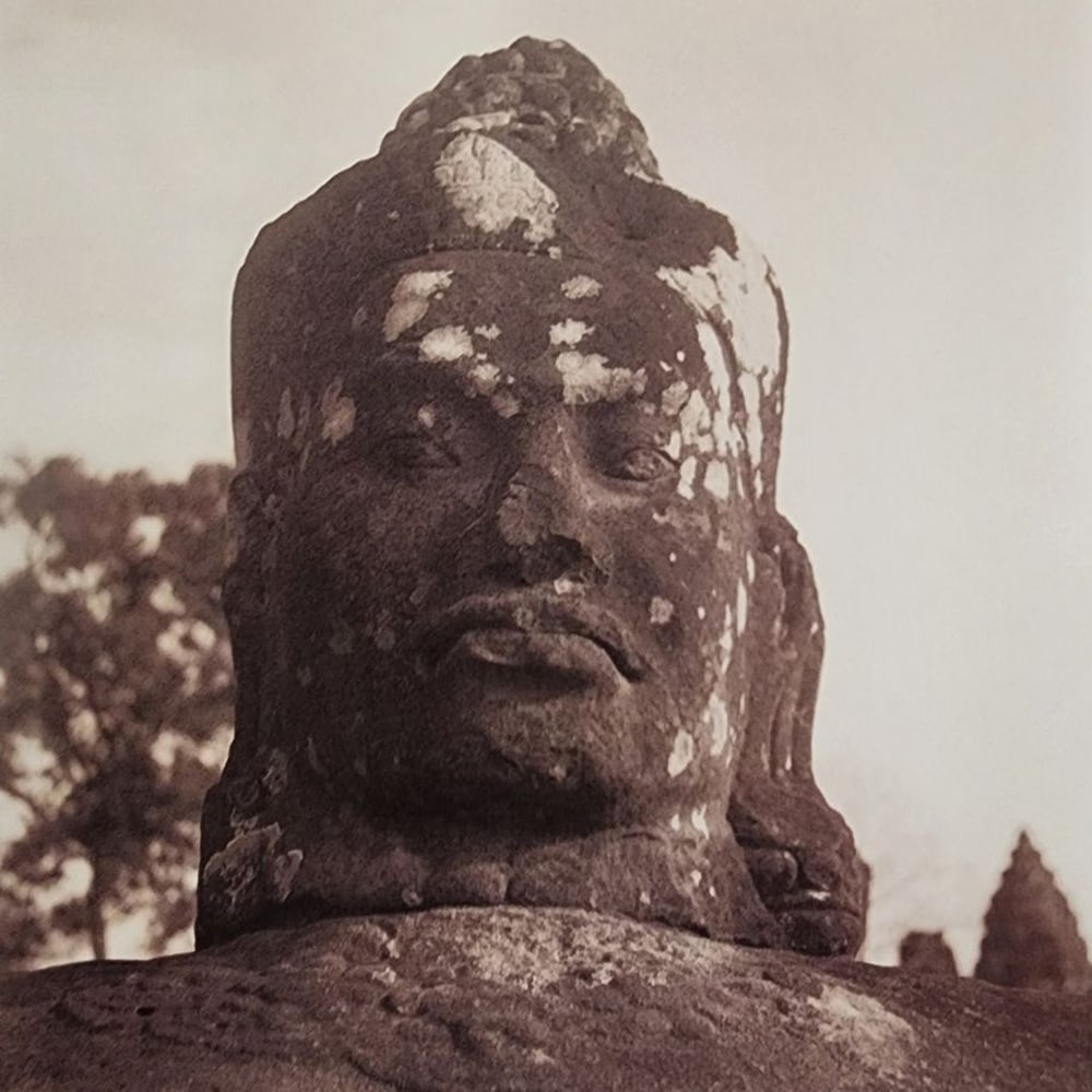 Lynn Davis, The Guardians, Angkor Thom, Angkor Wat, Cambodia, 1993 - Limited edition of 50: Photographer: Lynn Davis Title: The Guardians, Angkor Thom, Angkor Wat, Cambodia Date Of Negative: 1993 Type Of Print: Sheet Fed Photogravure/Offset lithograph Date Of Print: 1999 Edition: From the ra