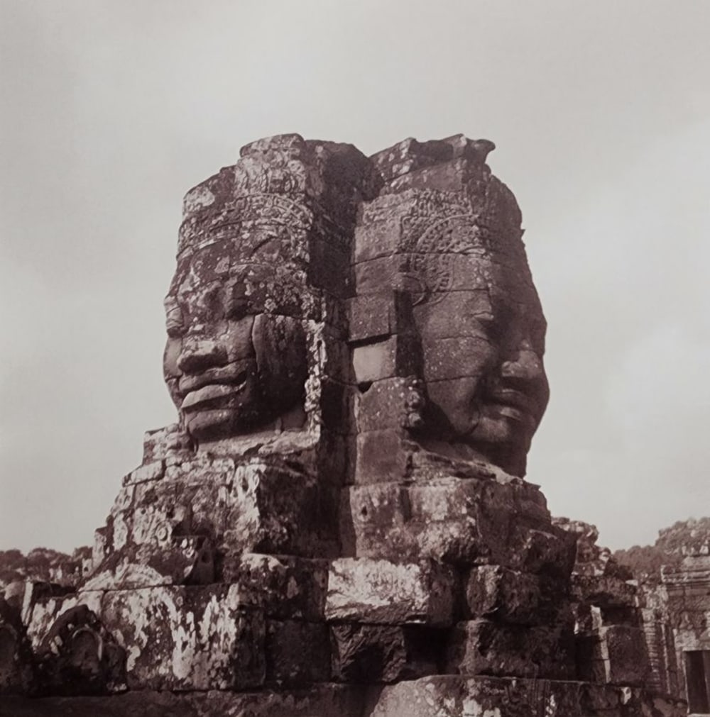 Lynn Davis, The Bayon, Angkor Wat, Cambodia, 1993 - Limited edition of 50: Photographer: Lynn Davis Title: The Bayon, Angkor Wat, Cambodia Date Of Negative: 1993 Type Of Print: Sheet Fed Photogravure/Offset lithograph Date Of Print: 1999 Edition: From the rare edition of 50,