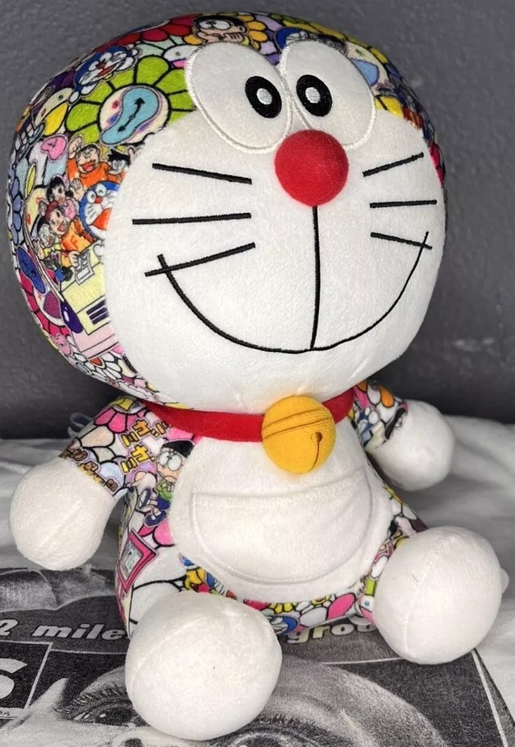 Takashi Murakami Doraemon Limited Edition Plush W Authentic Tags 2017 (1 of 2)