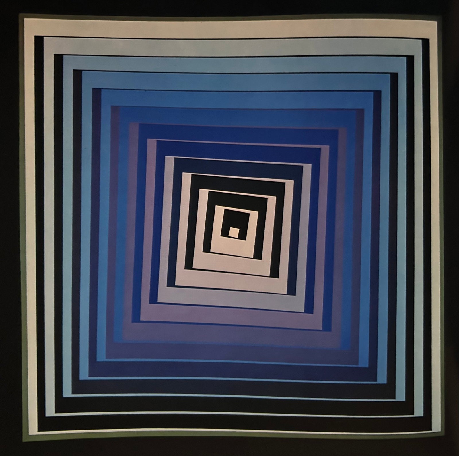 Victor Vaserely, Squares: Description: Title: Squares Type: Monograph on paper, framed Not Signed or numbered, as published Published by Editions Du Griffon Neuchatel in 1971, and printed in Switzerland. Size 10.5 x 10.5" Fram